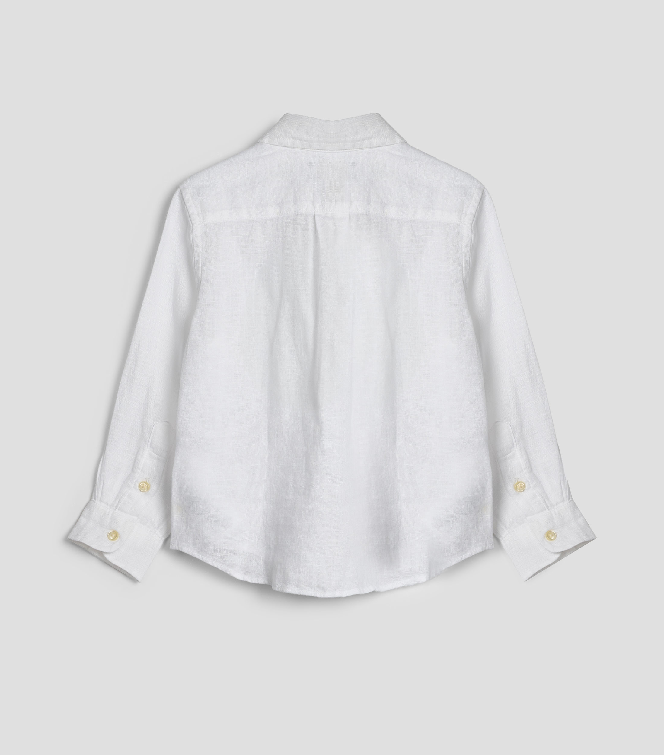Camisa lisa manga larga Niño
