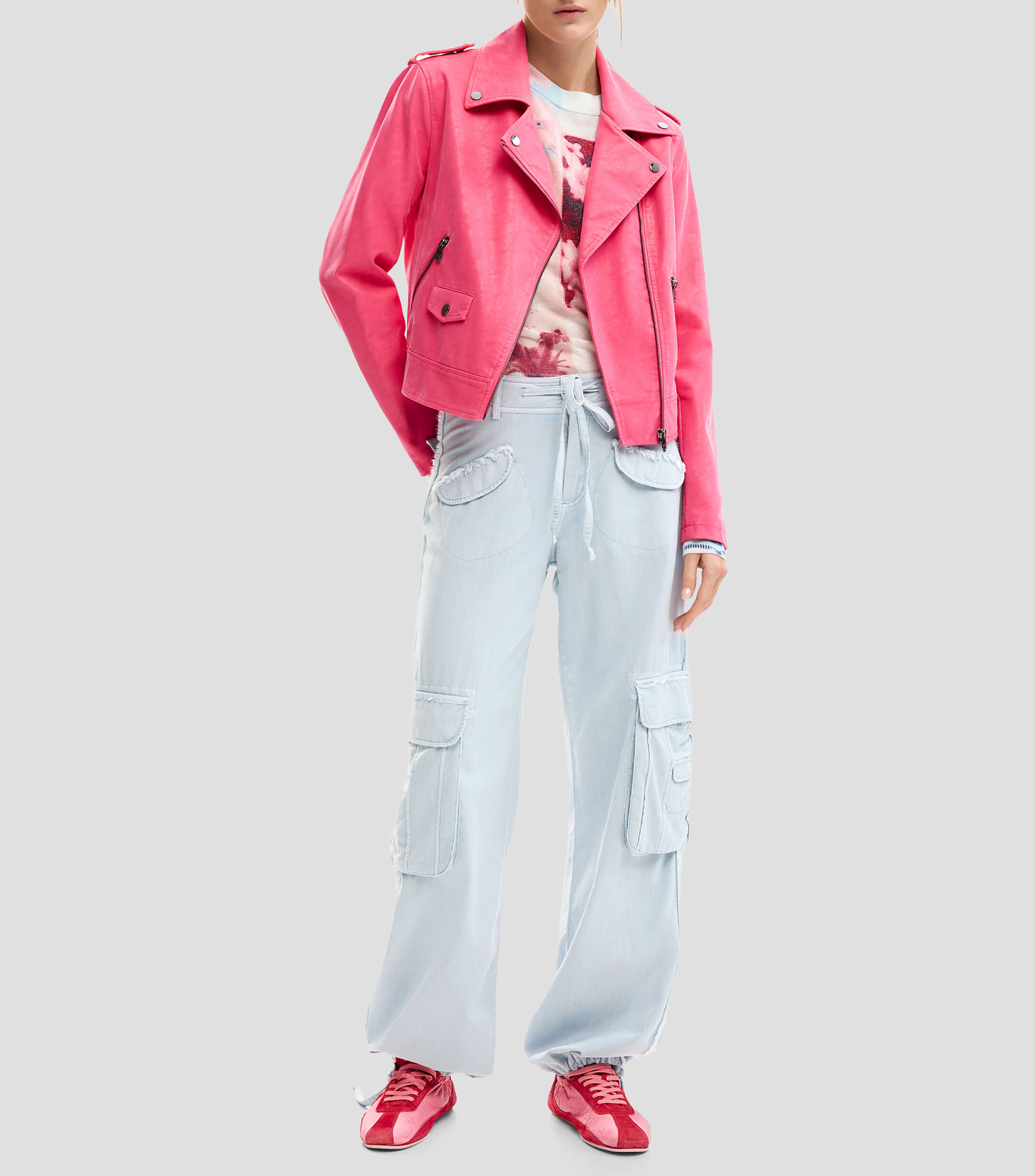 Chamarra biker Mujer