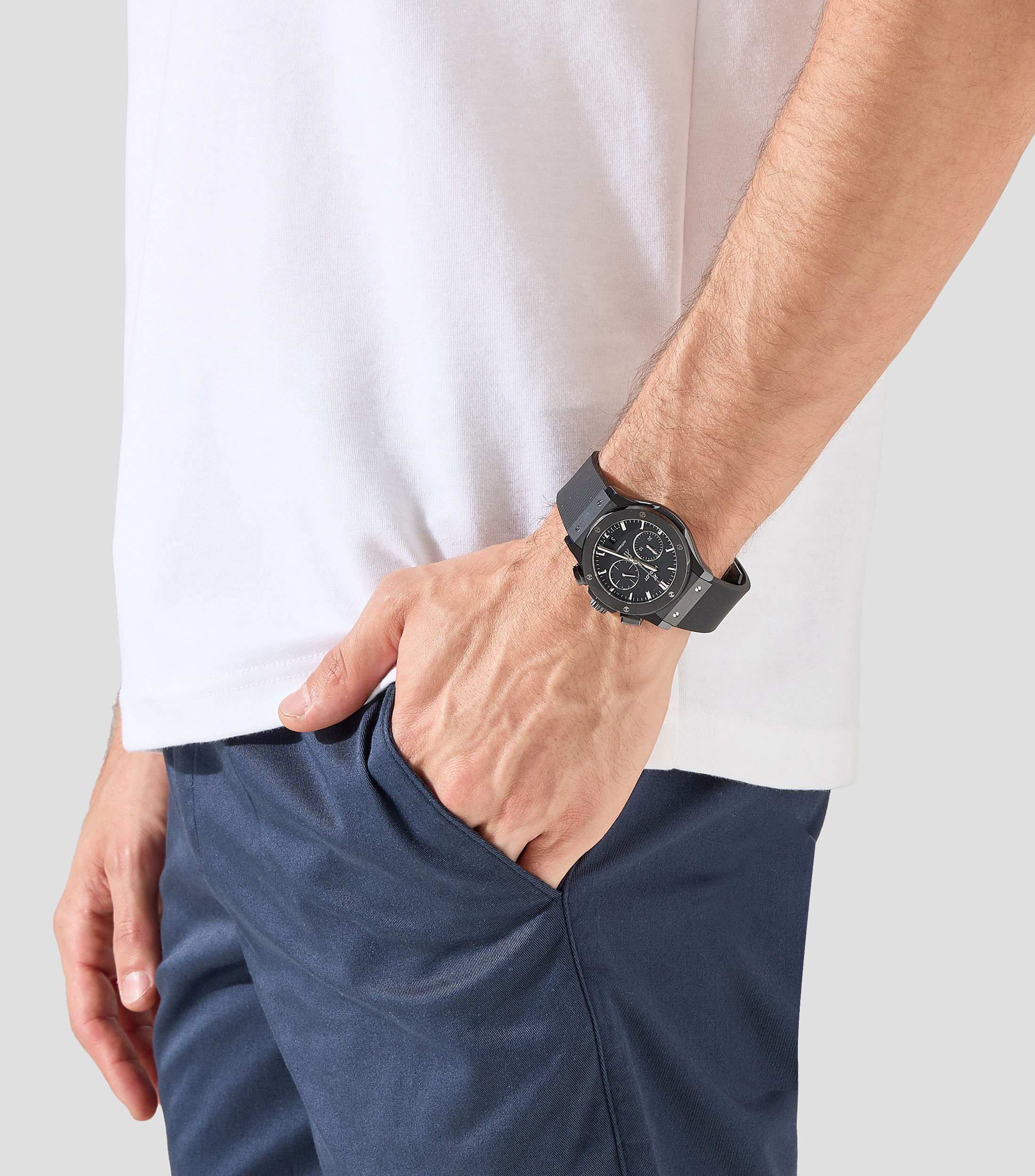 Reloj para Hombre Classic Fusion Chronograph Black Magic casual negro