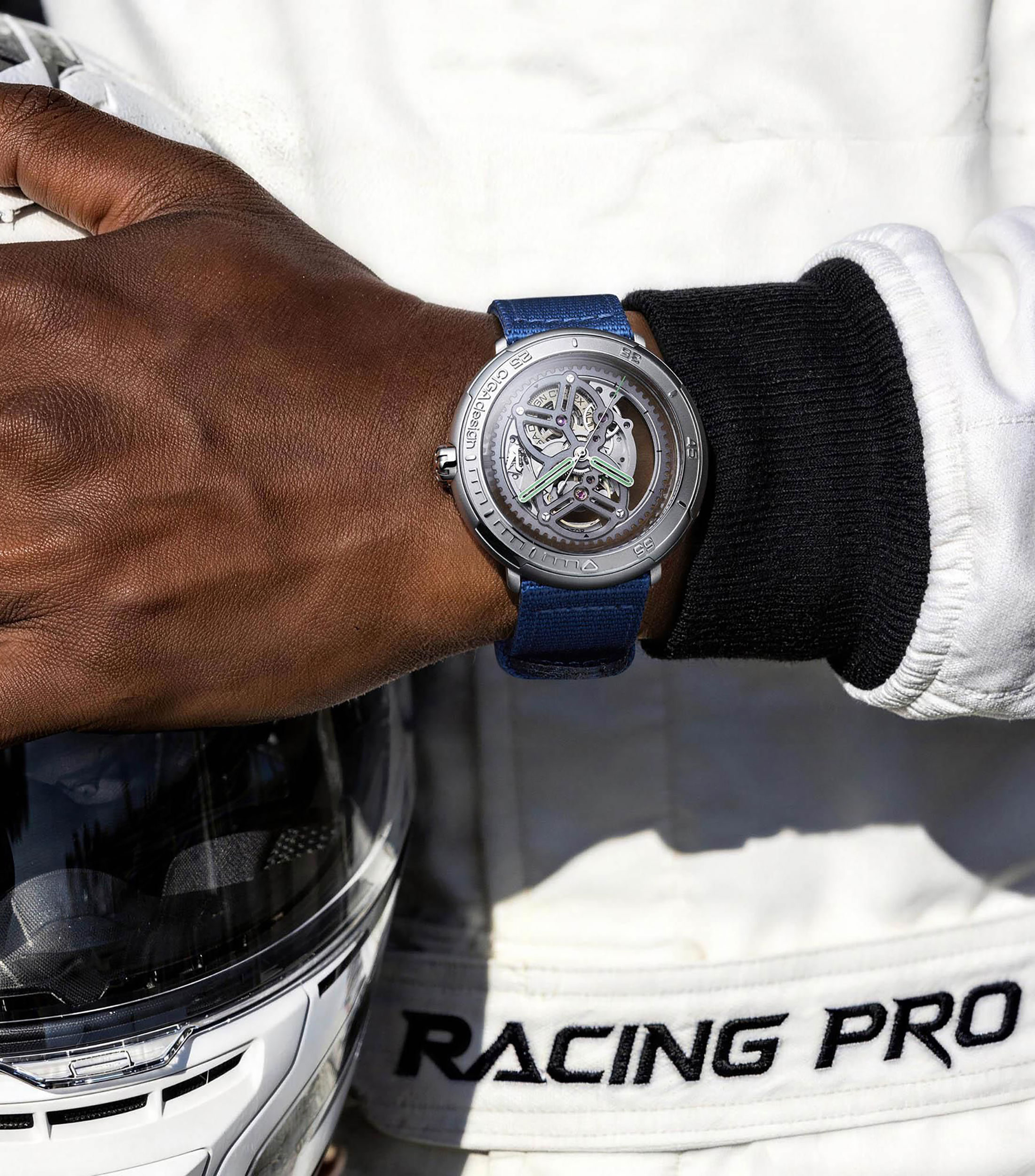 Reloj para Hombre Vector Edición Limitada Casual, plateado