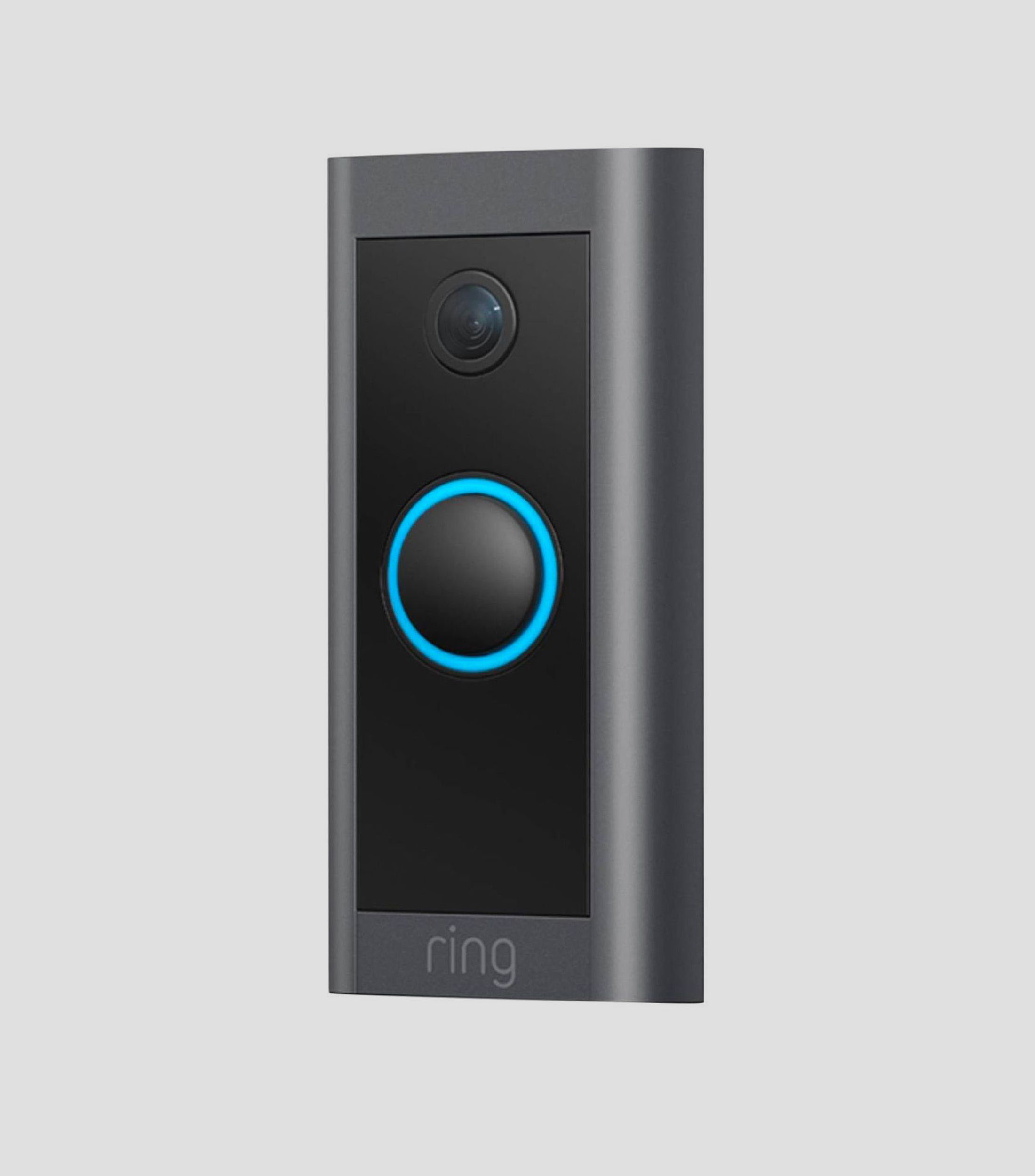 Timbre Inteligente Video Doorbell Wi-Fi con Cable, Negro
