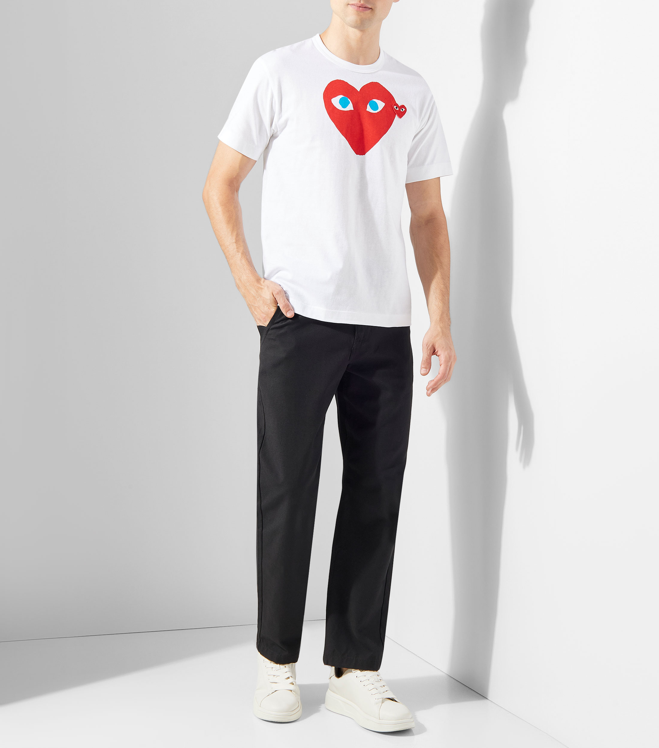 Playera cuello redondo manga corta Hombre