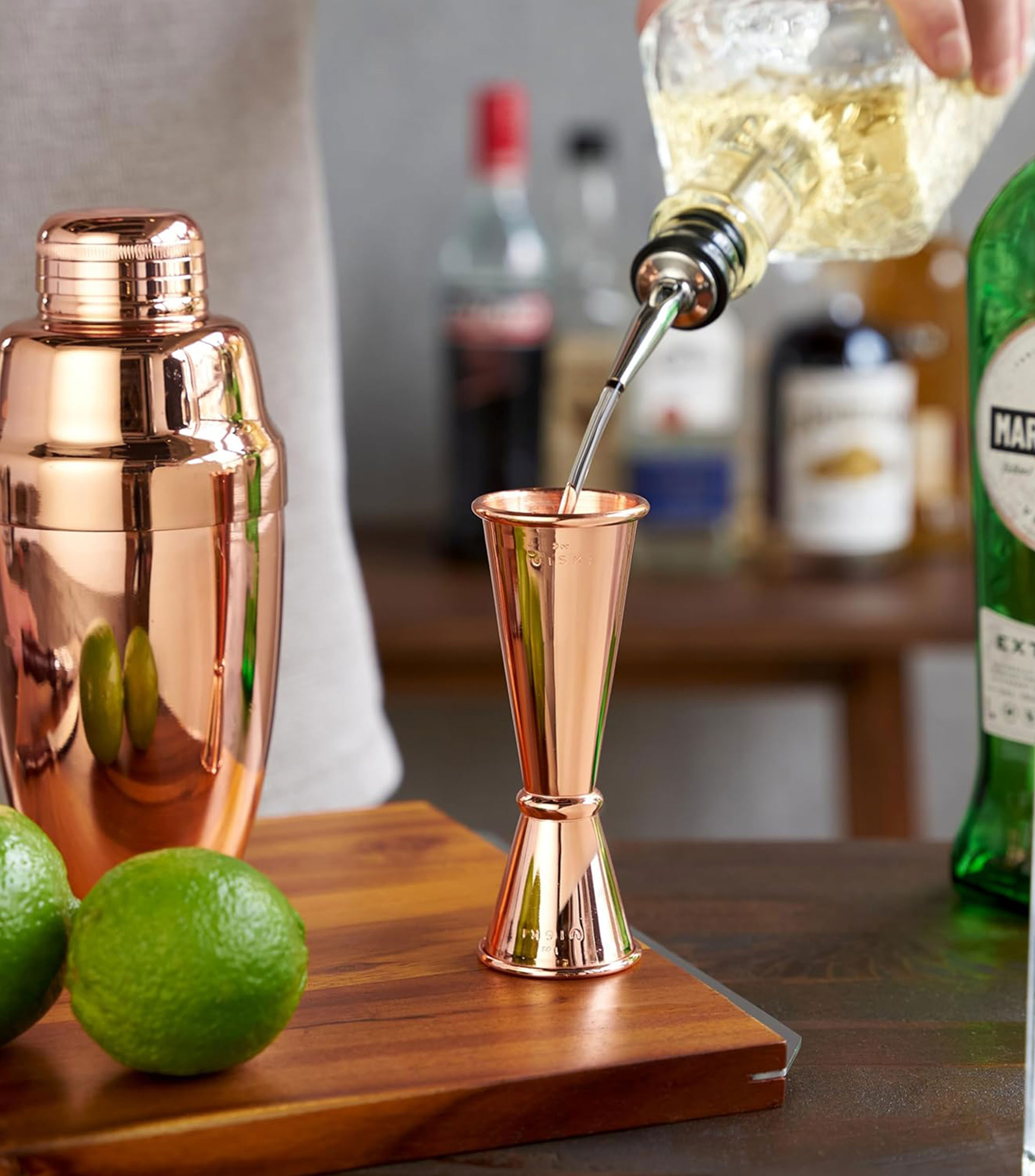 Jigger en Bronce