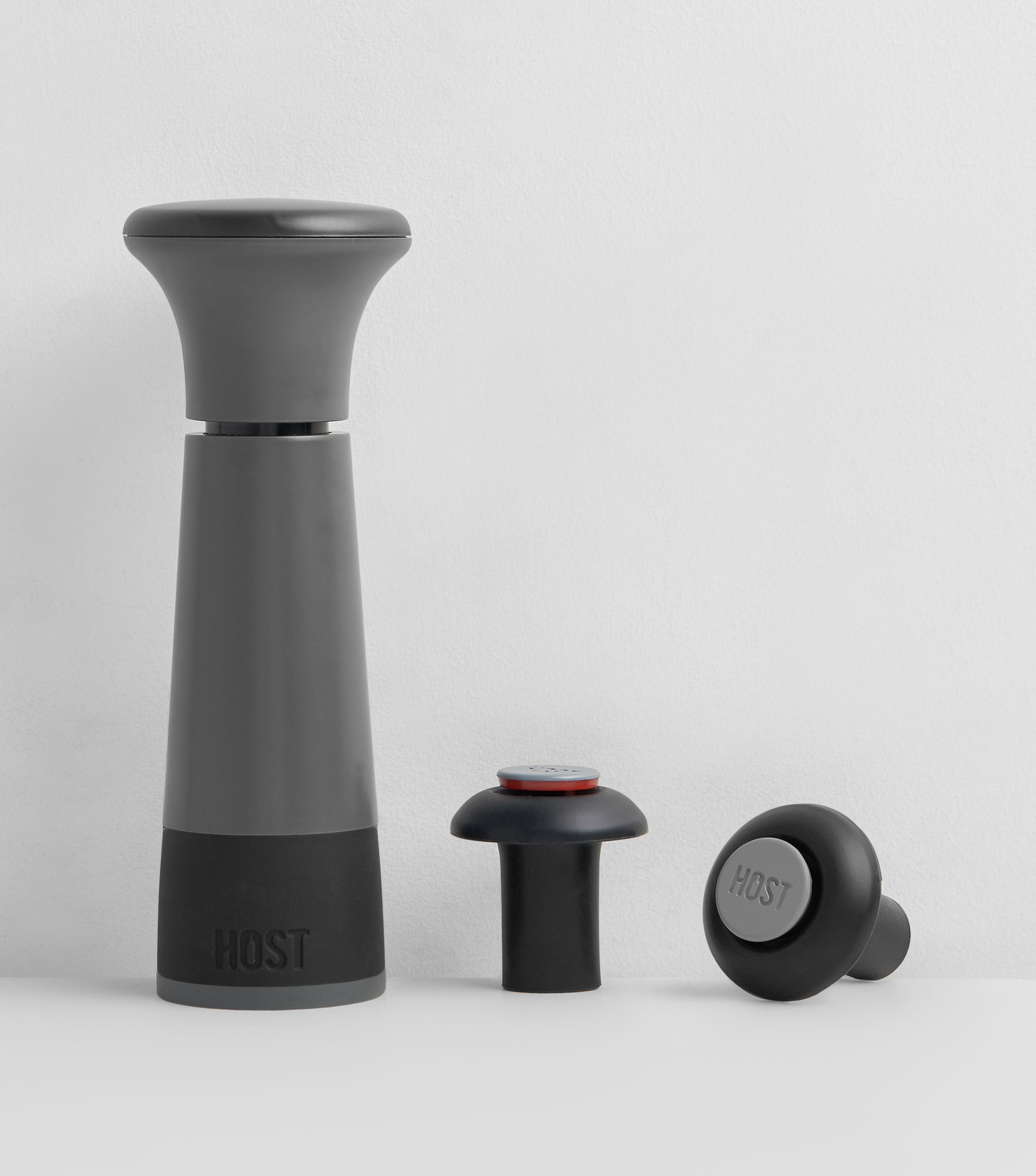 Bomba de Vacio para vino Airlock negra