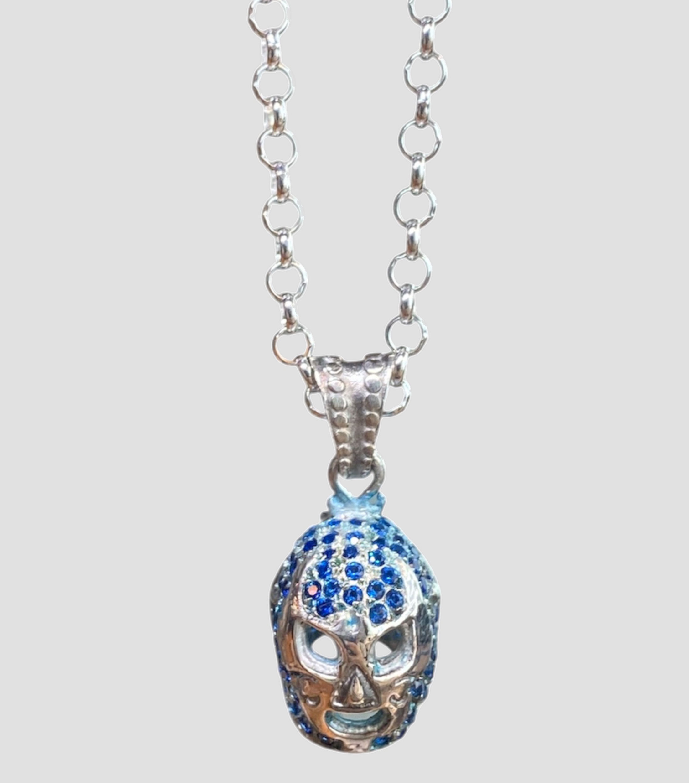 Dije en Plata .925 con Zirconias Hombre