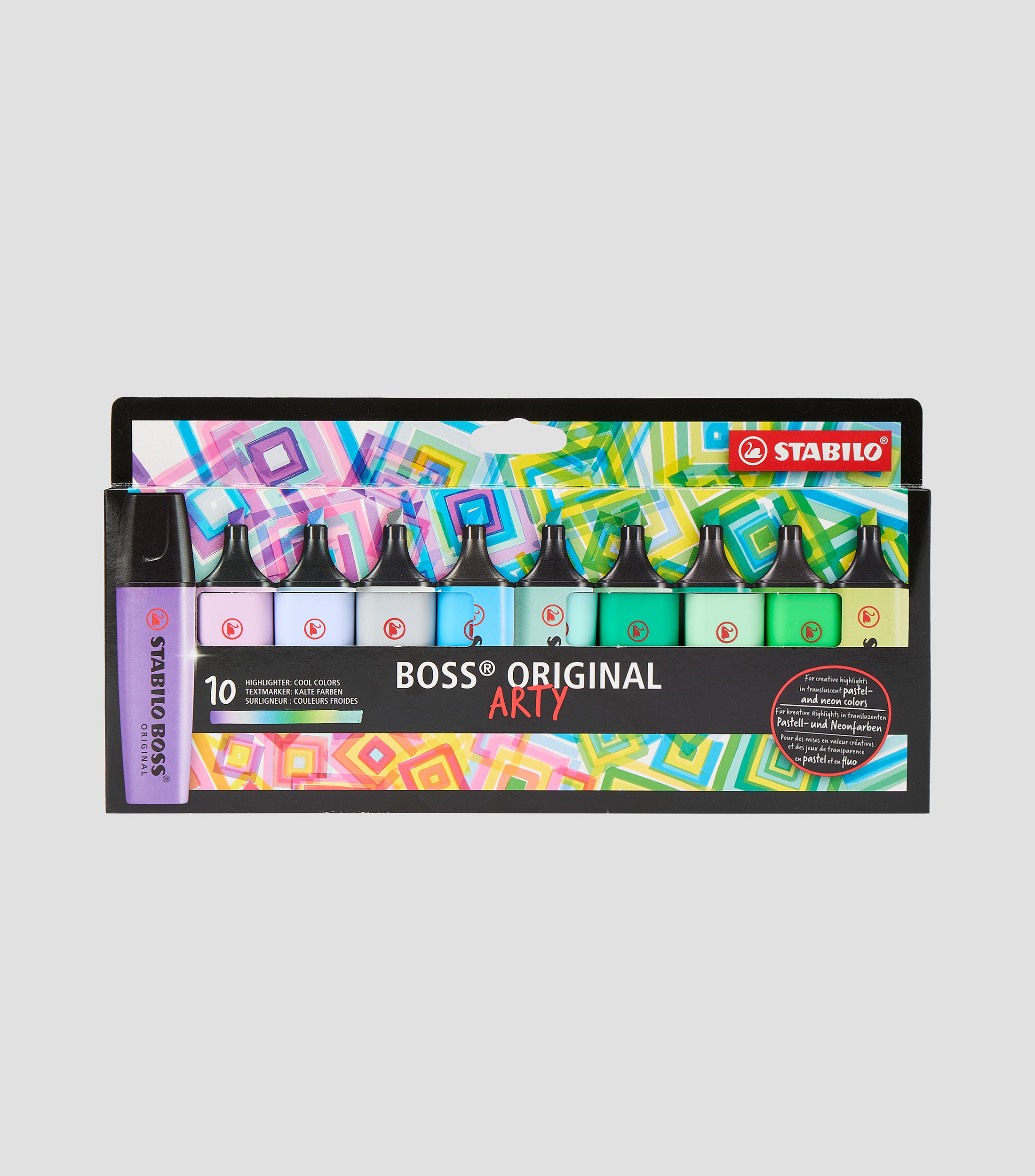 Set 10 marcatextos Boss Original Arty Cool