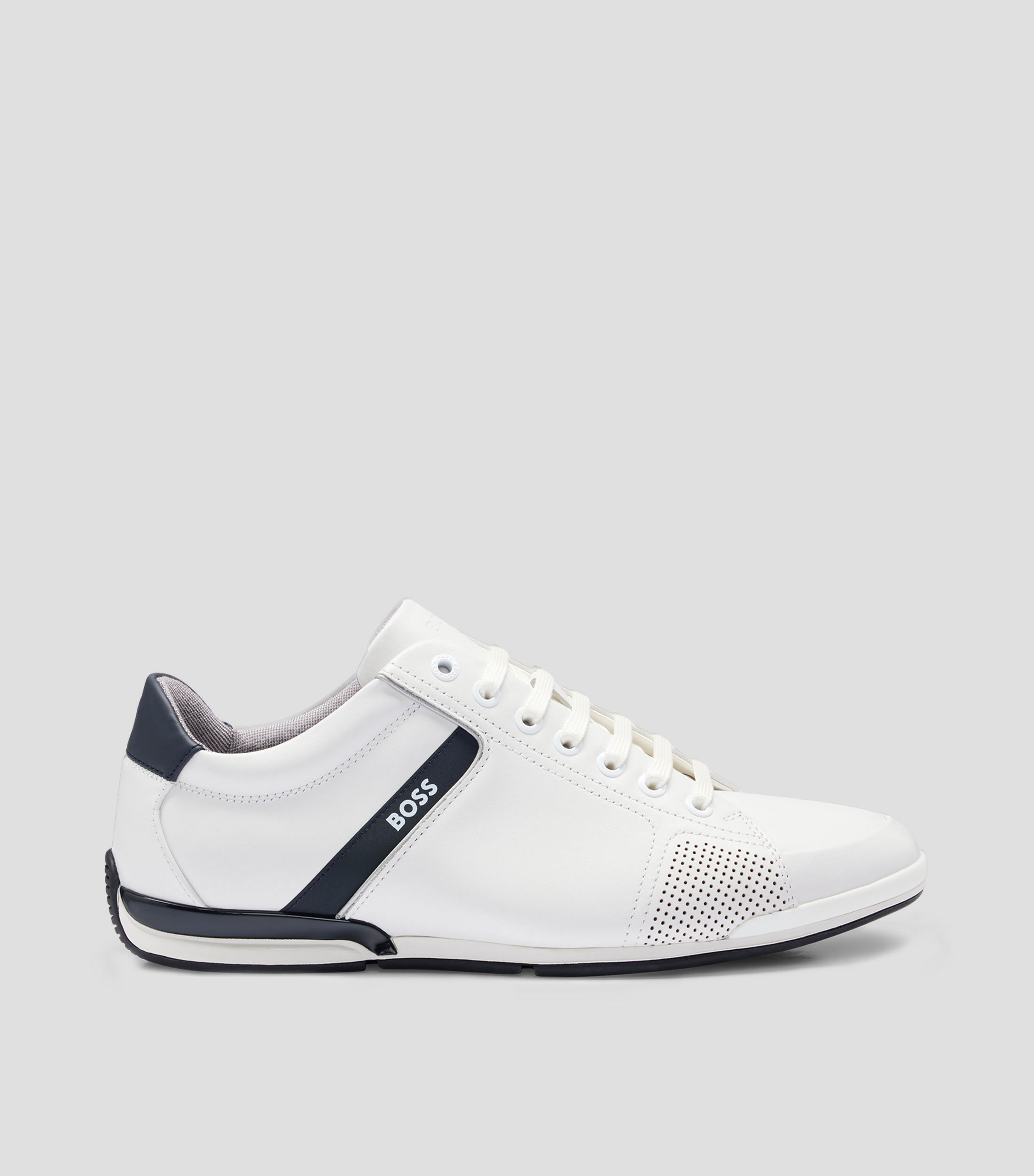 Tenis de cuero con forro que controla los olores Hombre