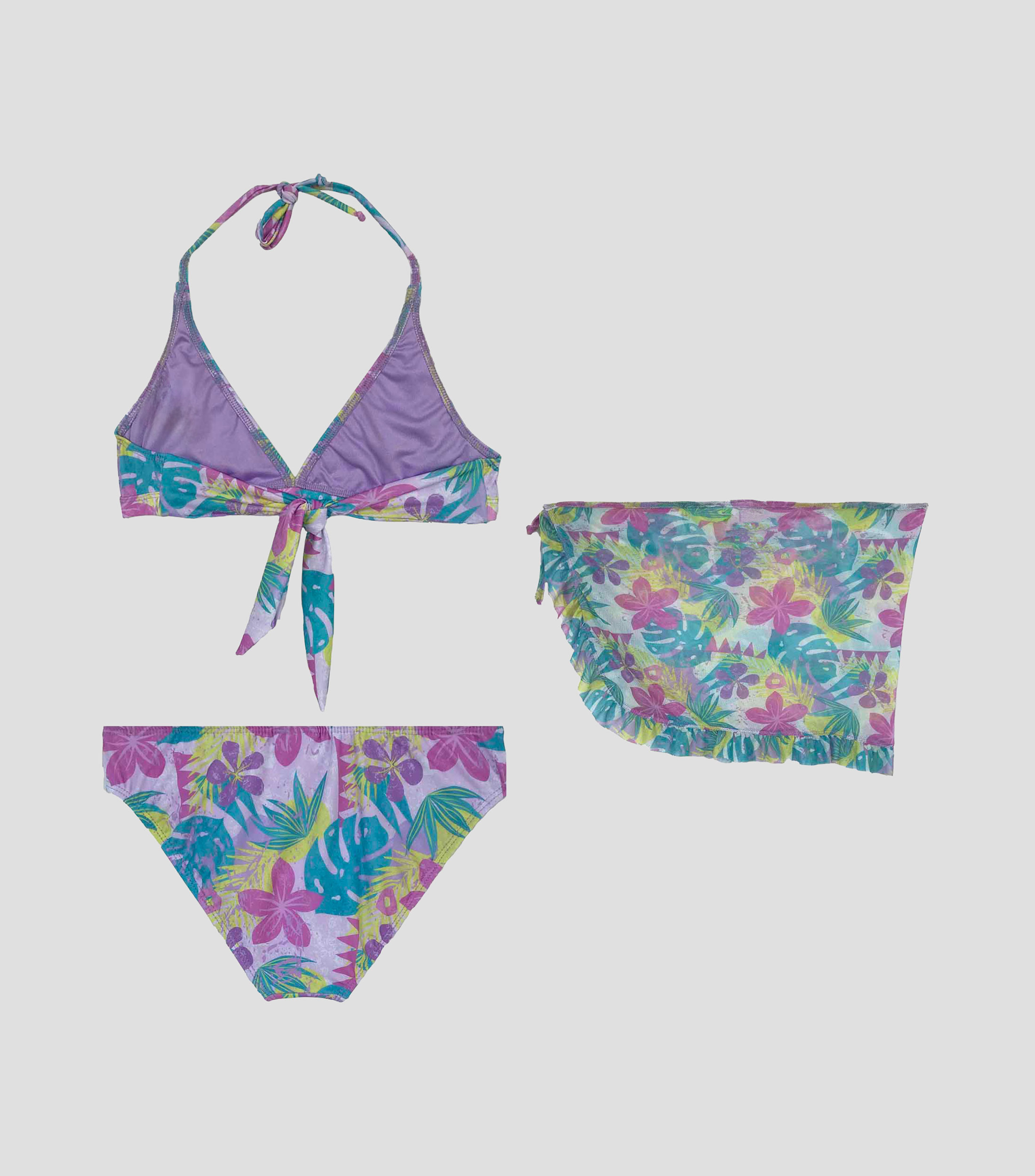Traje de baño 2 piezas estampado Niña