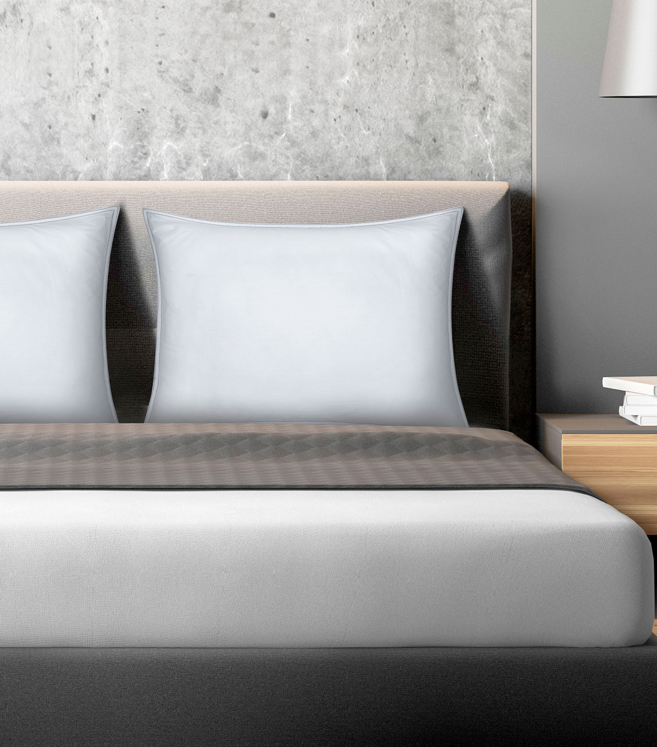 Almohada Estándar Microgel Confort Medio Cool Care Blanca