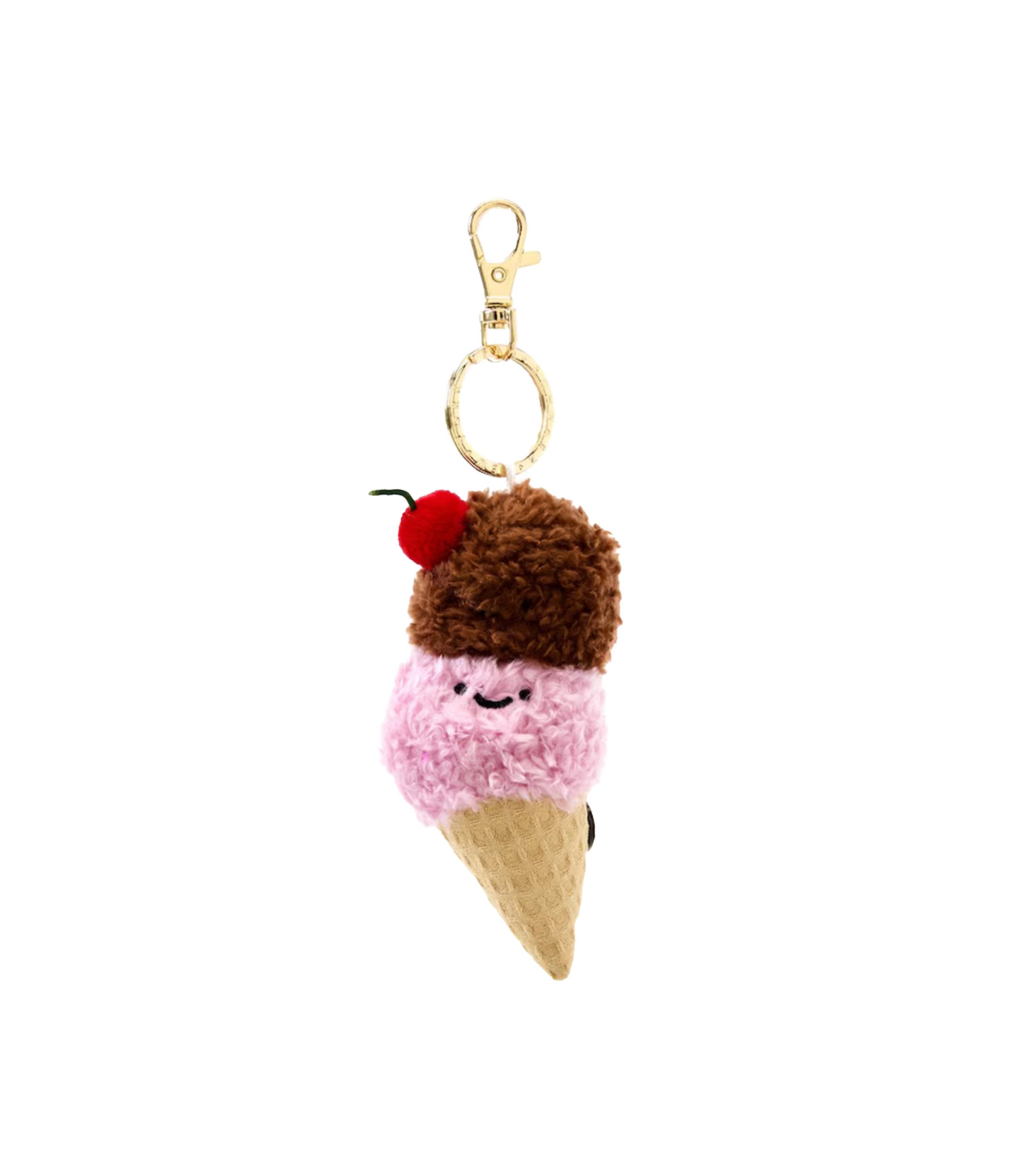 Llavero Cono de helado de peluche Niño