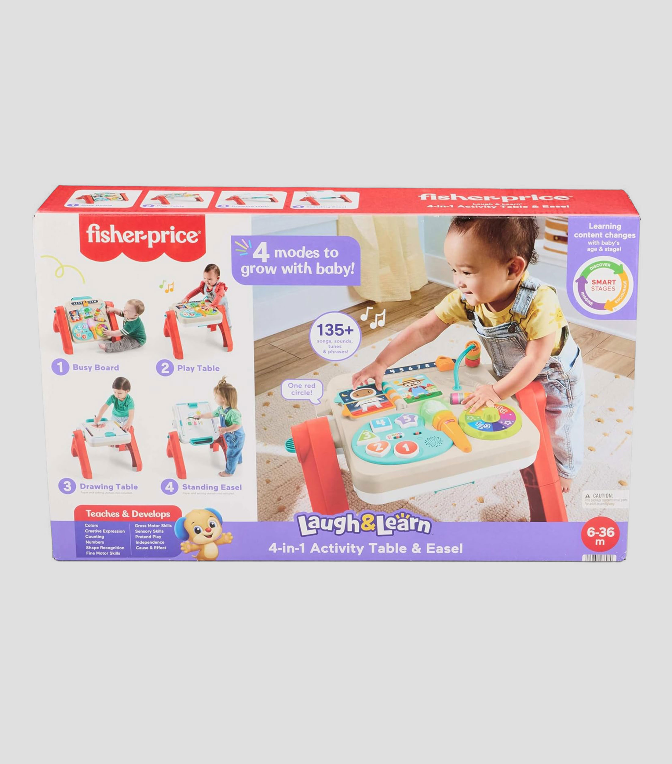 Mesa de actividades 4 en 1 con música educativa