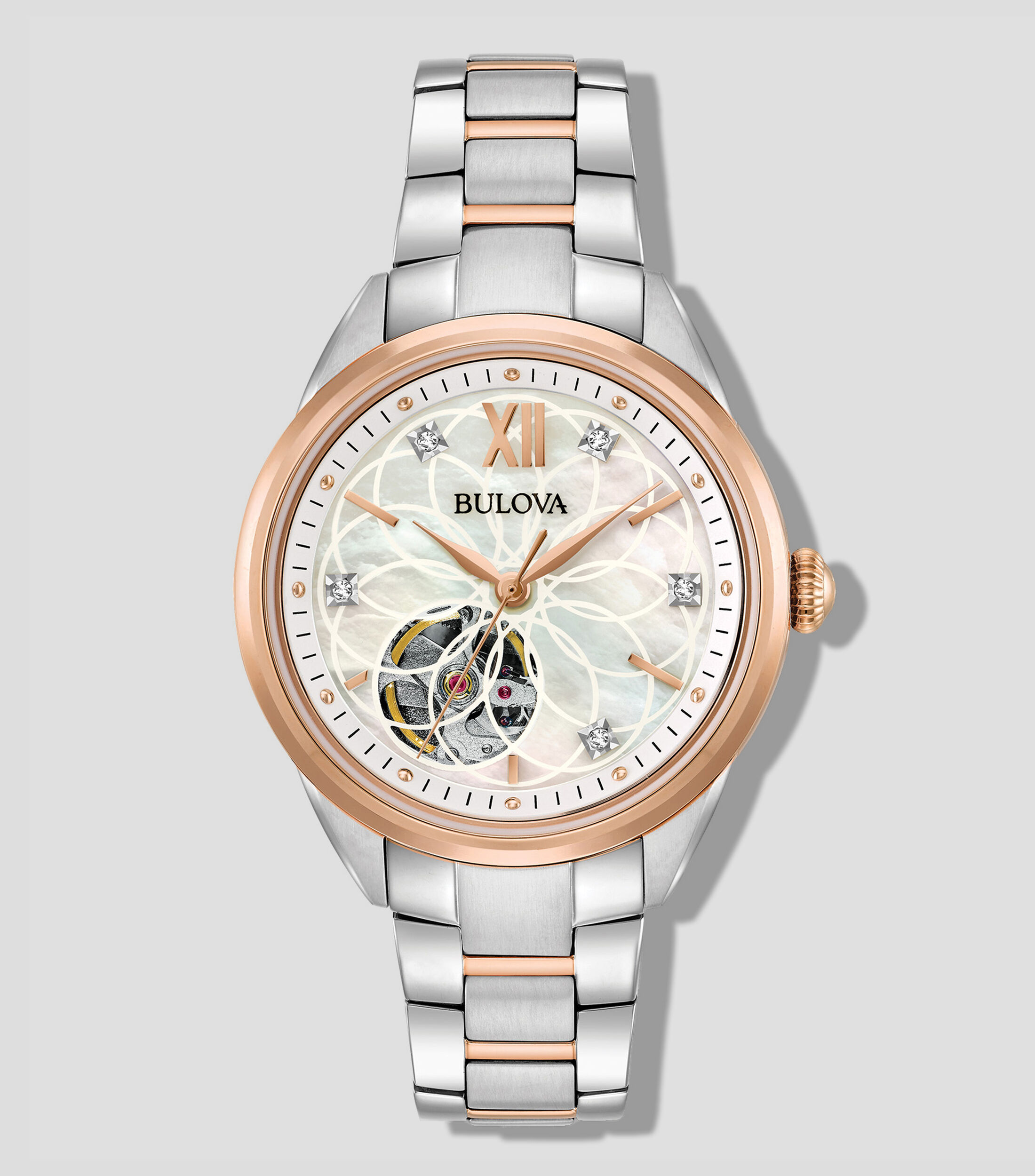 Reloj para Mujer Sutton De Vestir, plata, oro rosa