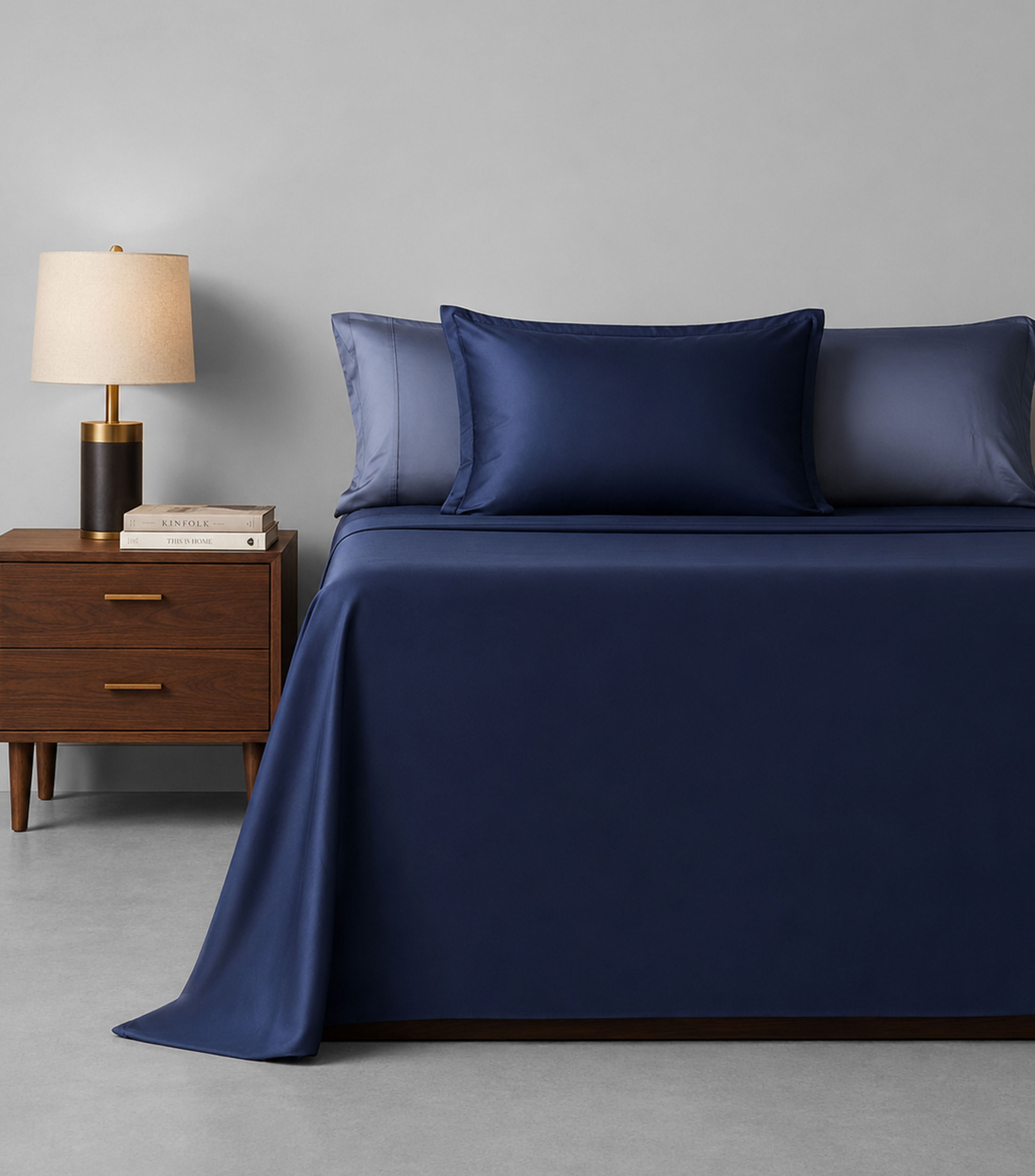 Funda para duvet individual azul marino