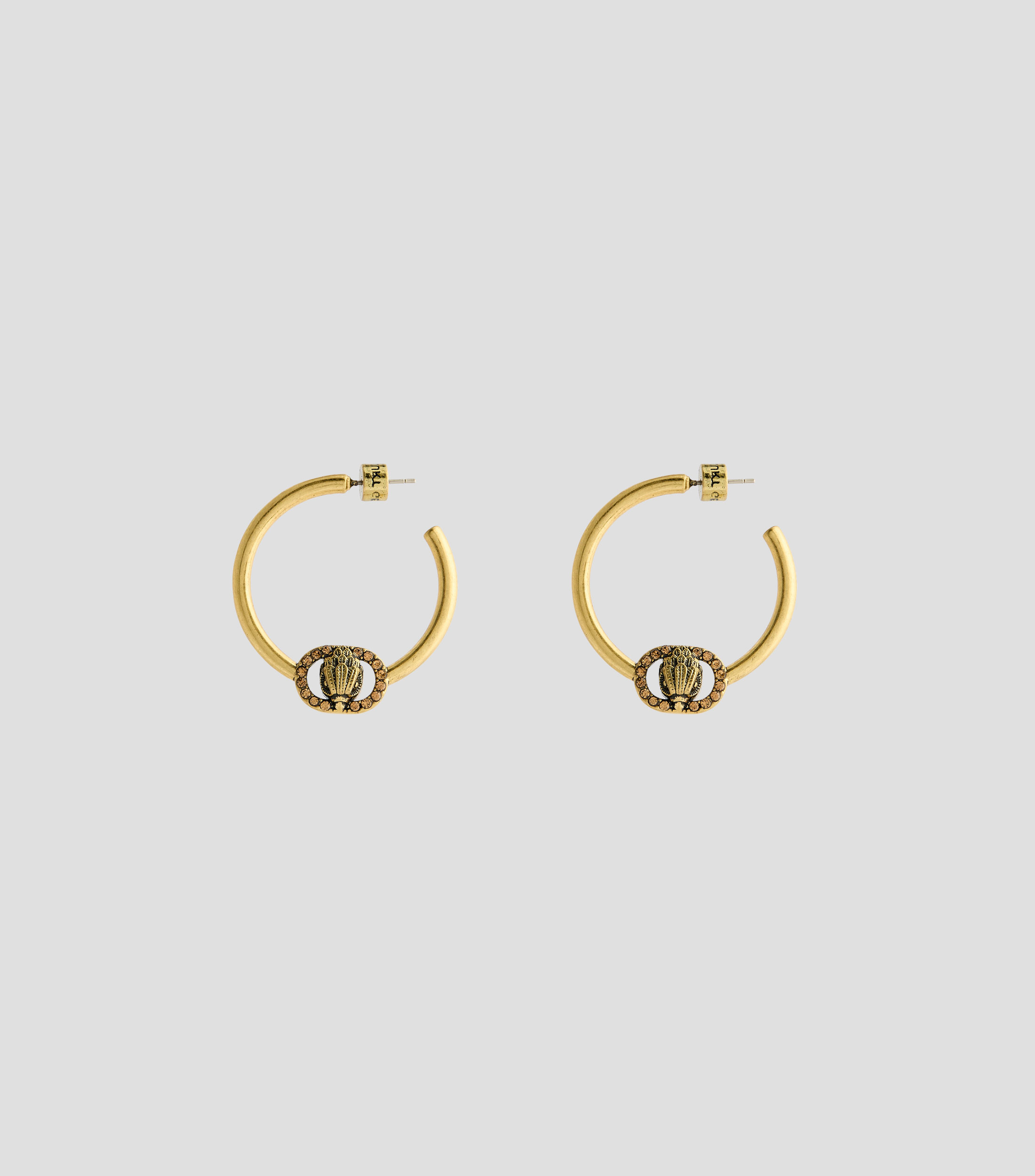 Aretes Chelsea con cristales Mujer