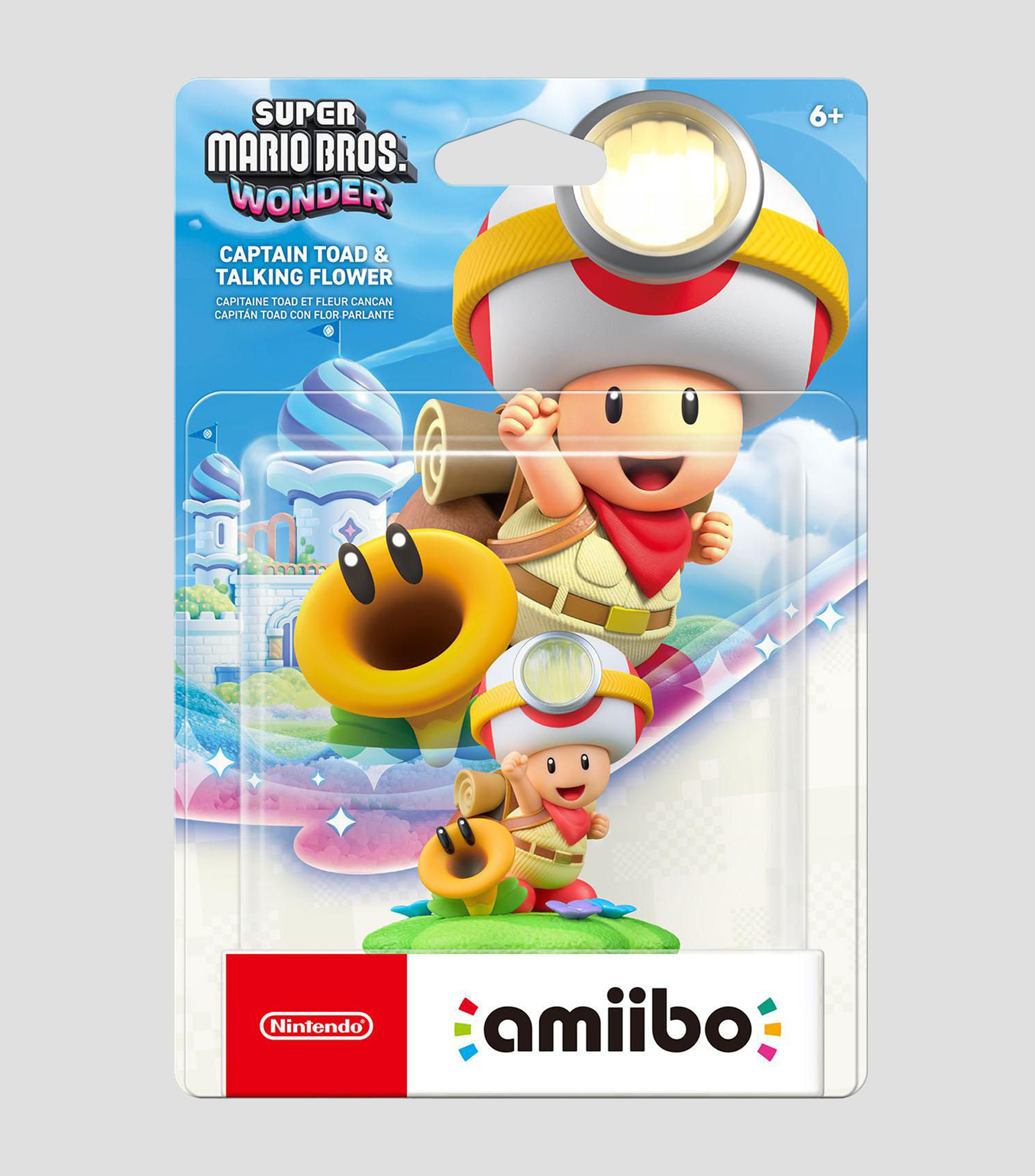 Figura amiibo Captain Toad & Talking Flower para Nintendo Switch/Nintendo Switch 2