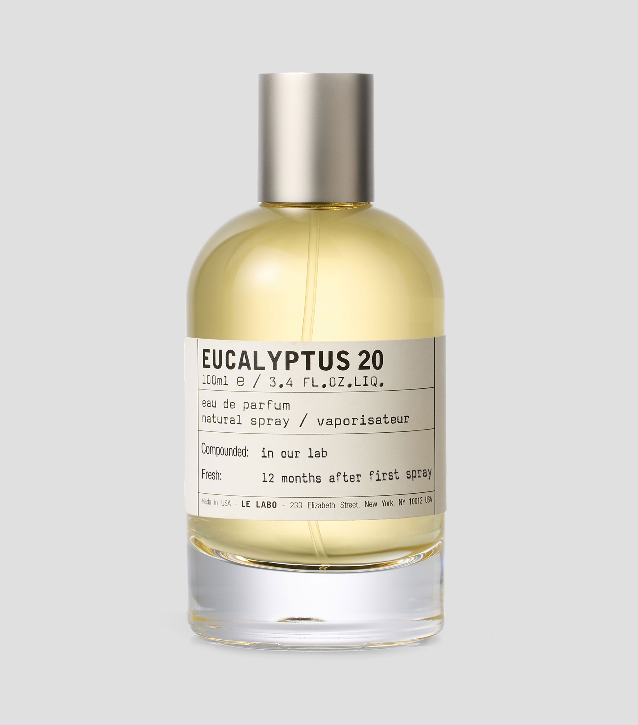 Perfume Eucalyptus 20 Eau de Parfum, 100 ml Unisex