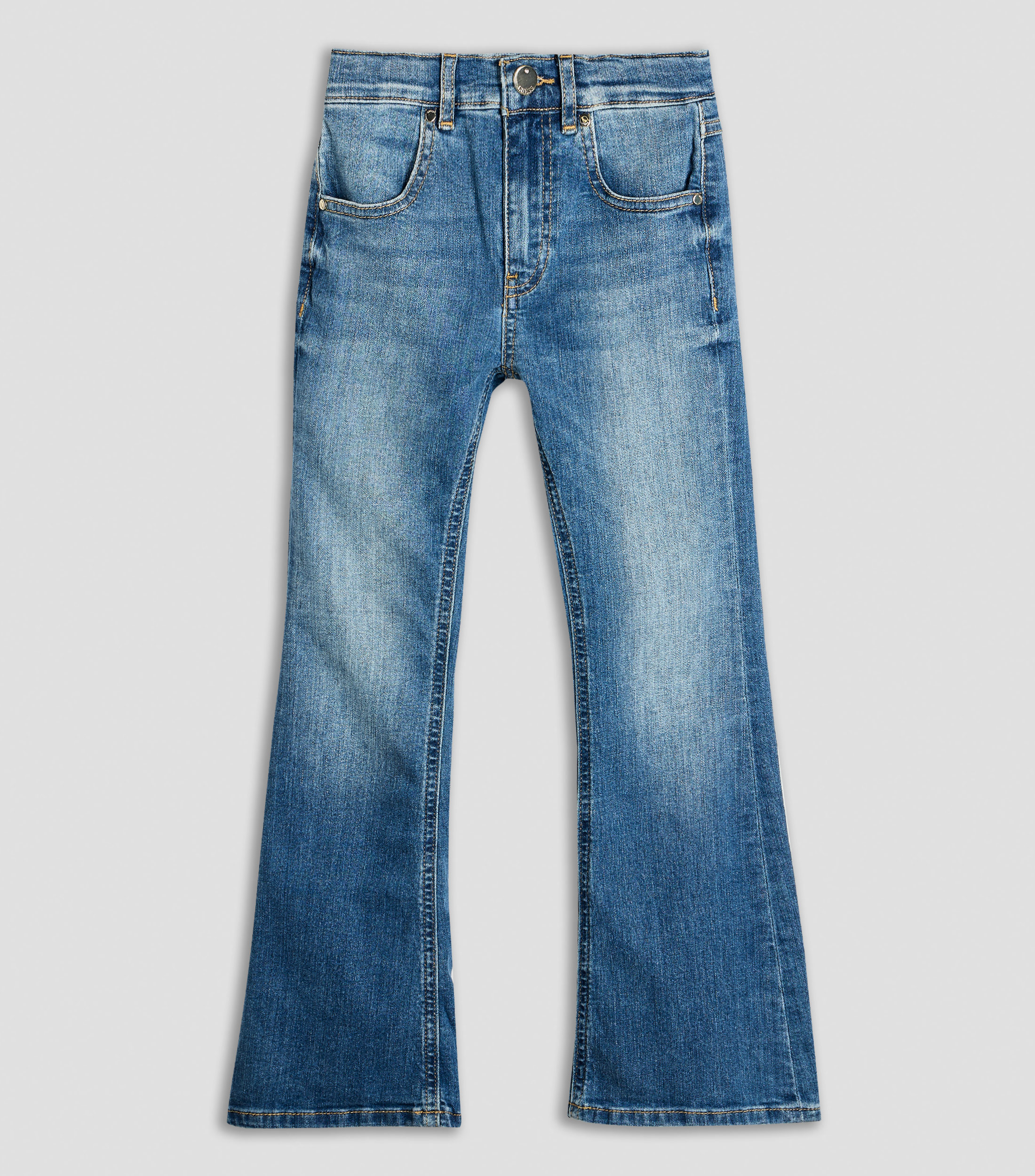 Jeans de corte wideleg Niña