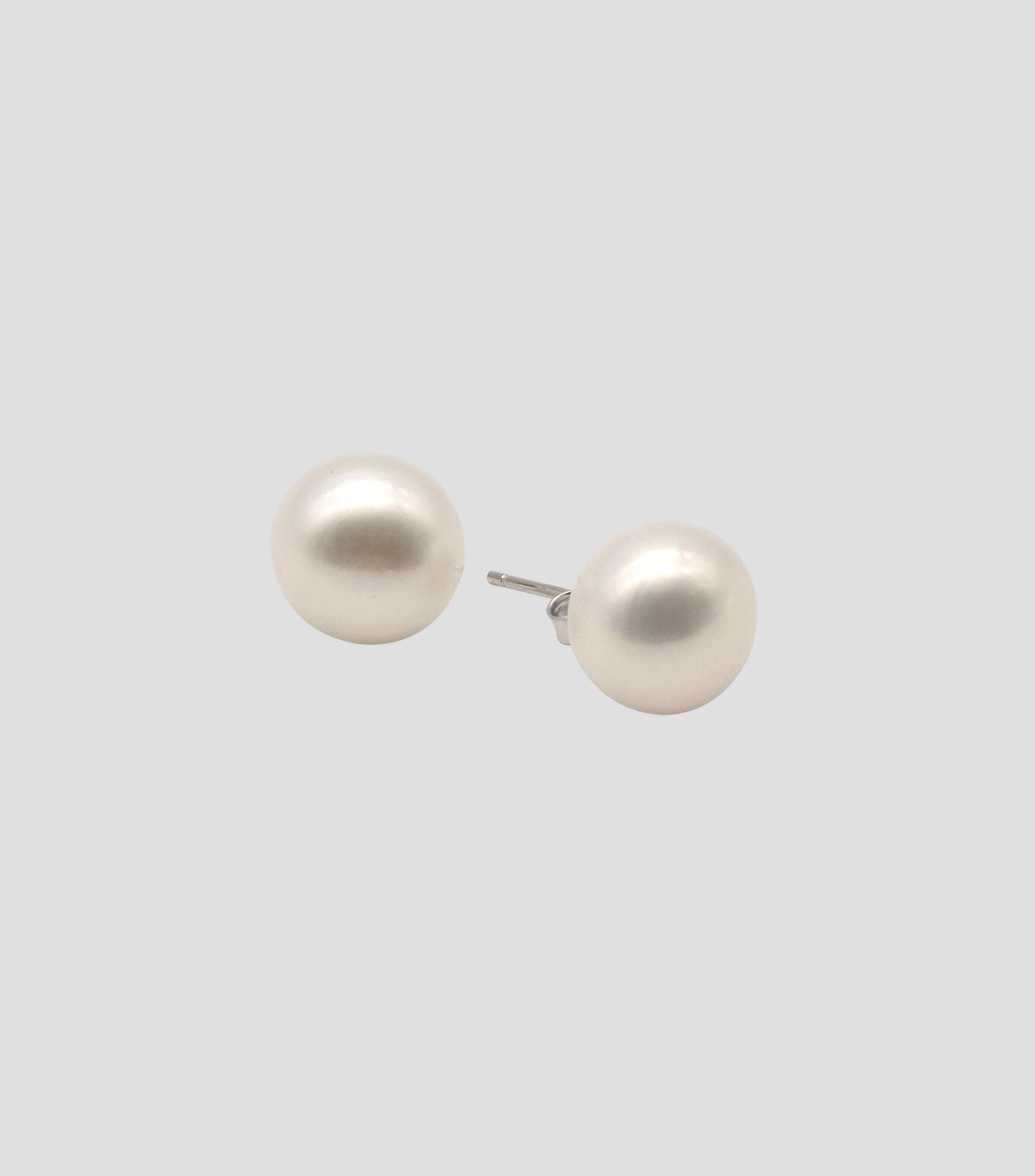 Broqueles con perla de agua dulce Moon Face Mujer