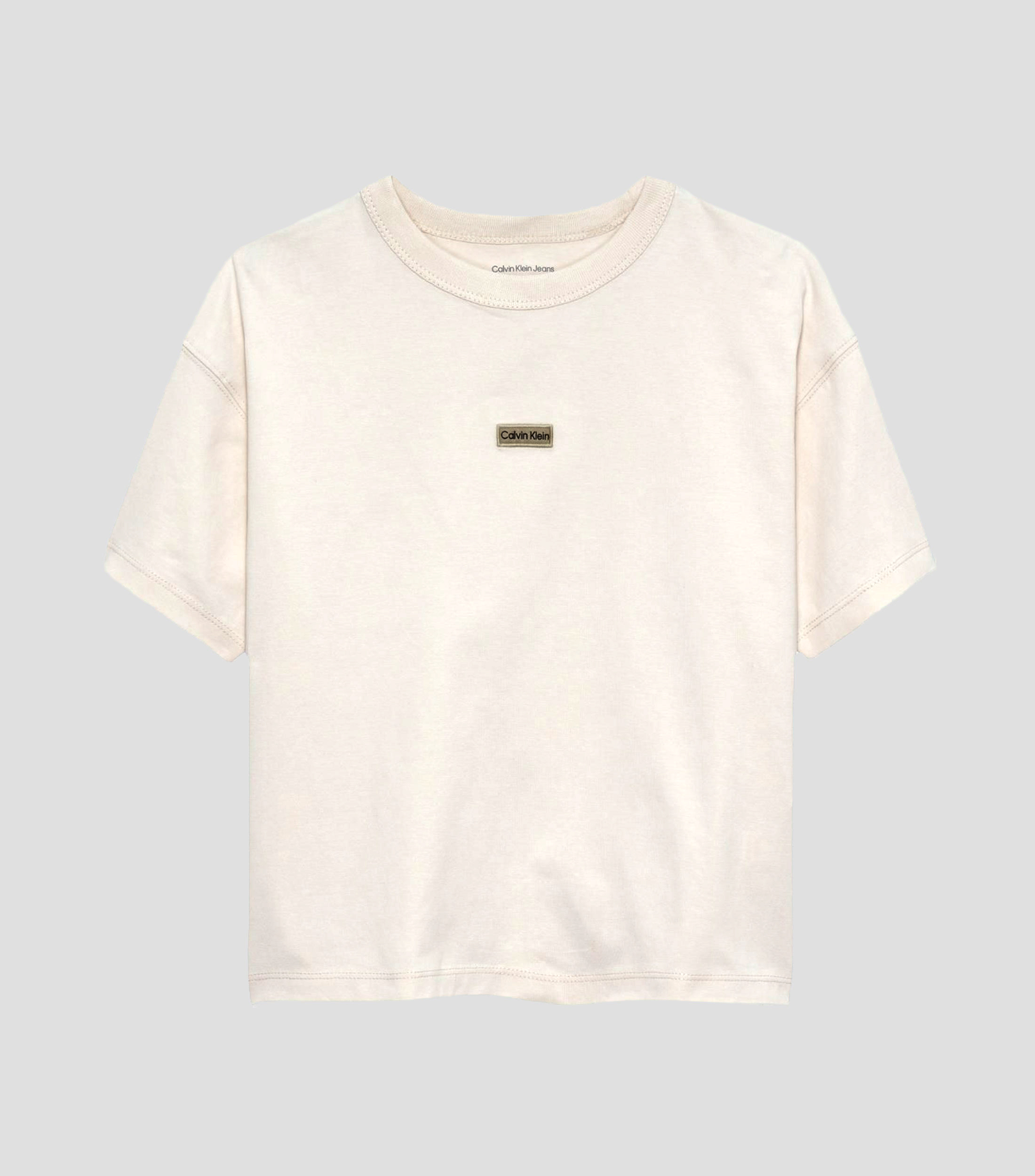 Playera cuello redondo manga corta lisa Niña