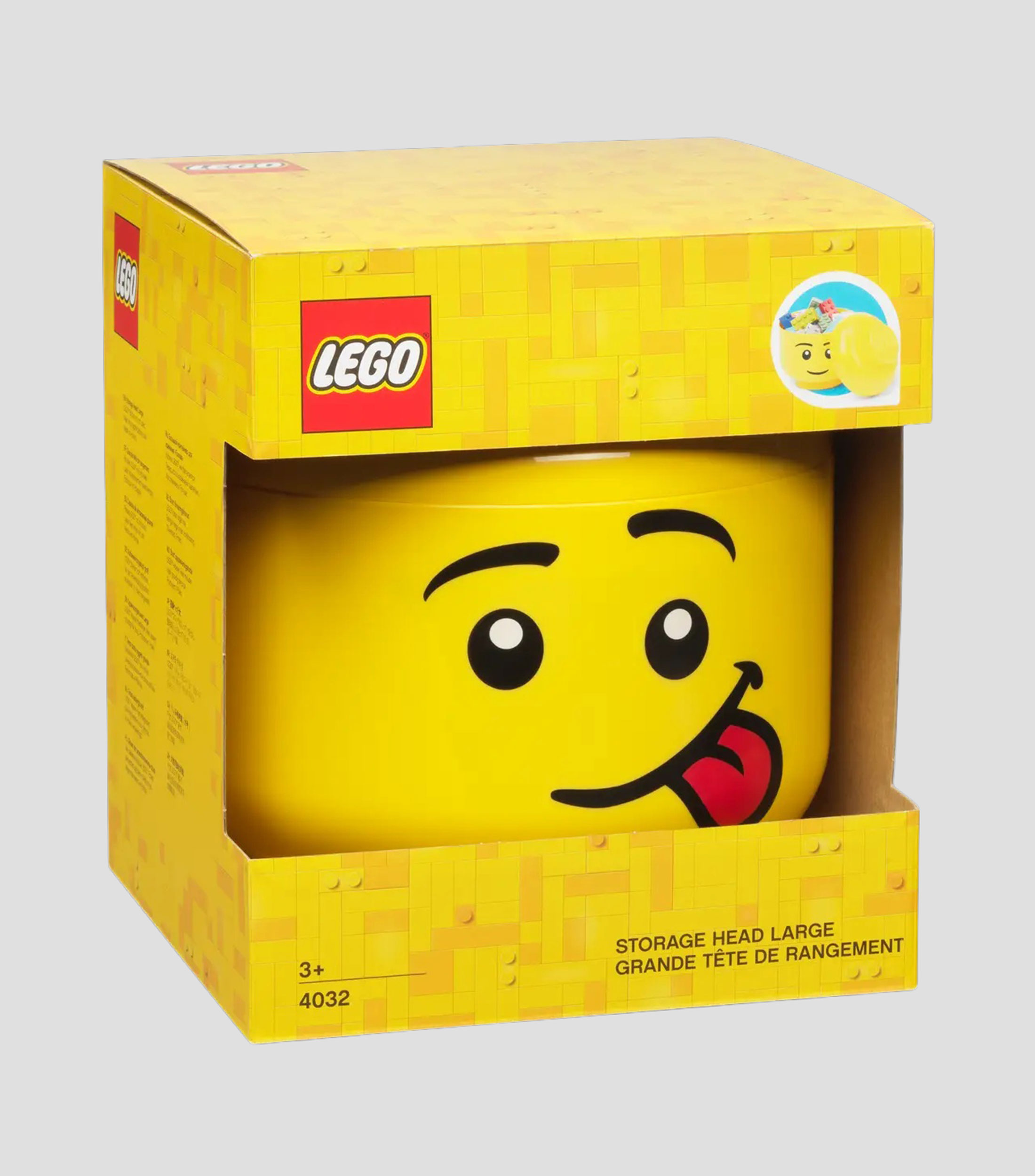 Lego Storage, Cabeza Grande Bobo
