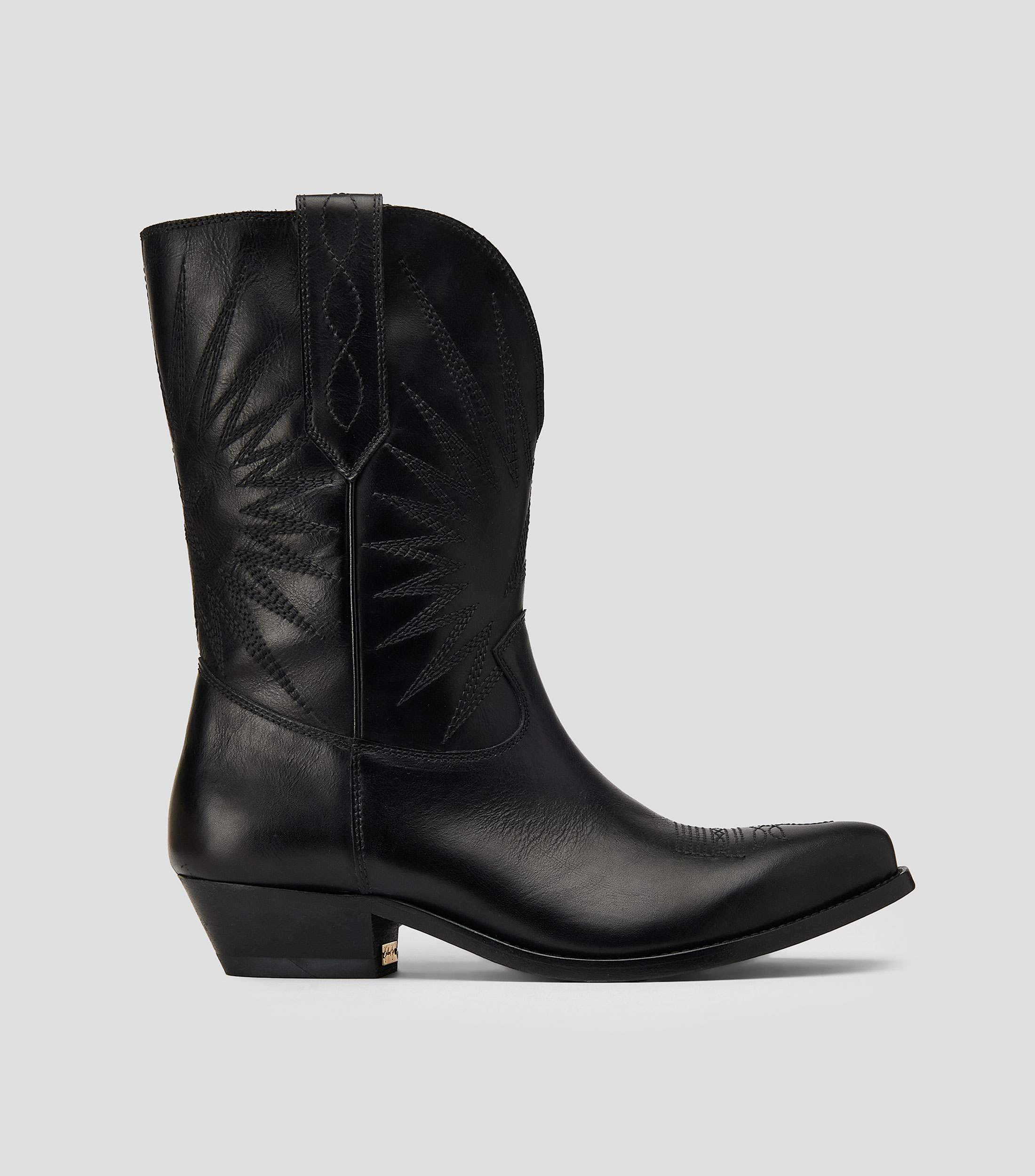 Botas vaqueras Wish Star Low en piel vacuna Hombre