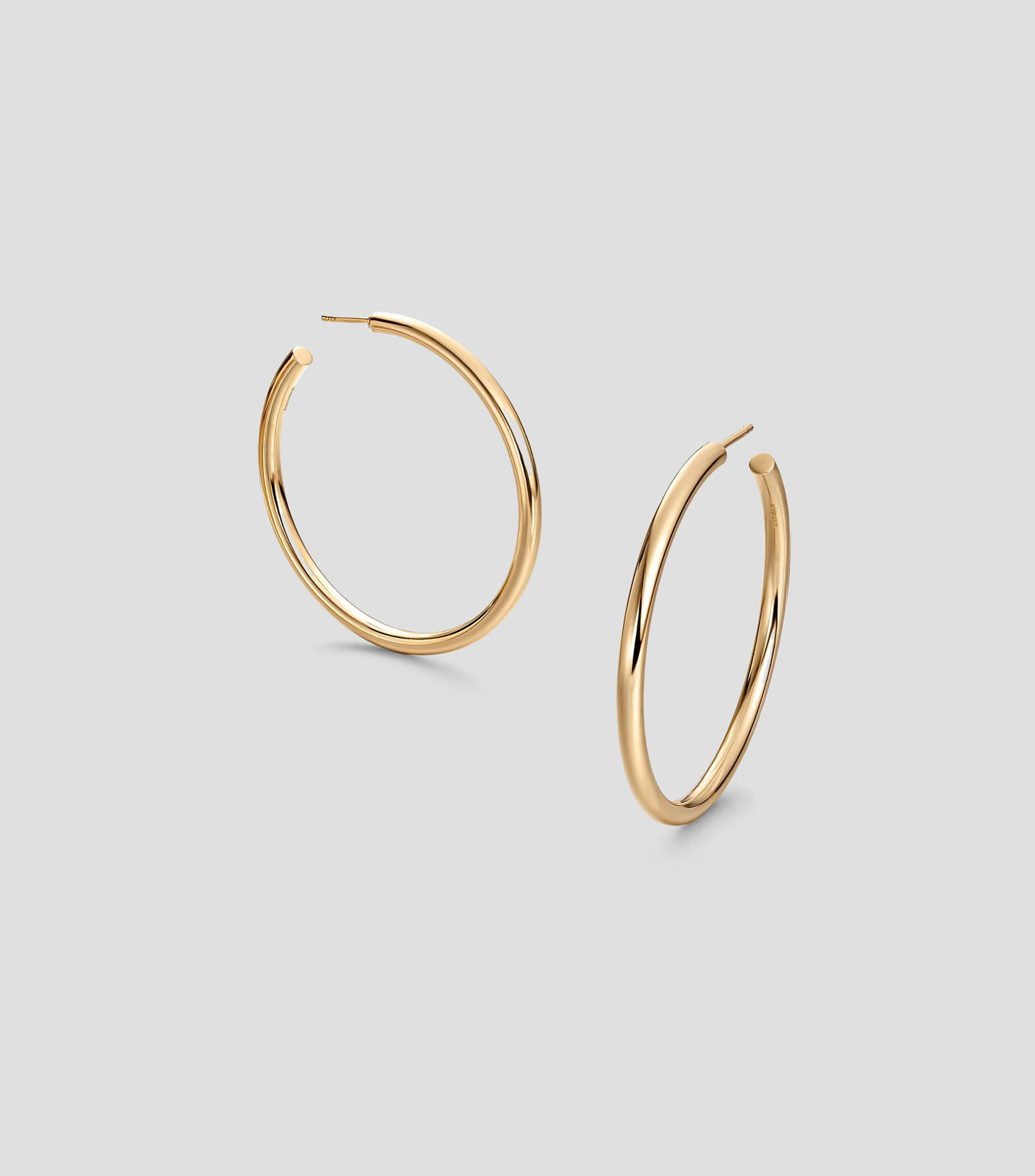 Pendientes de aro grandes en plata .925 Mujer