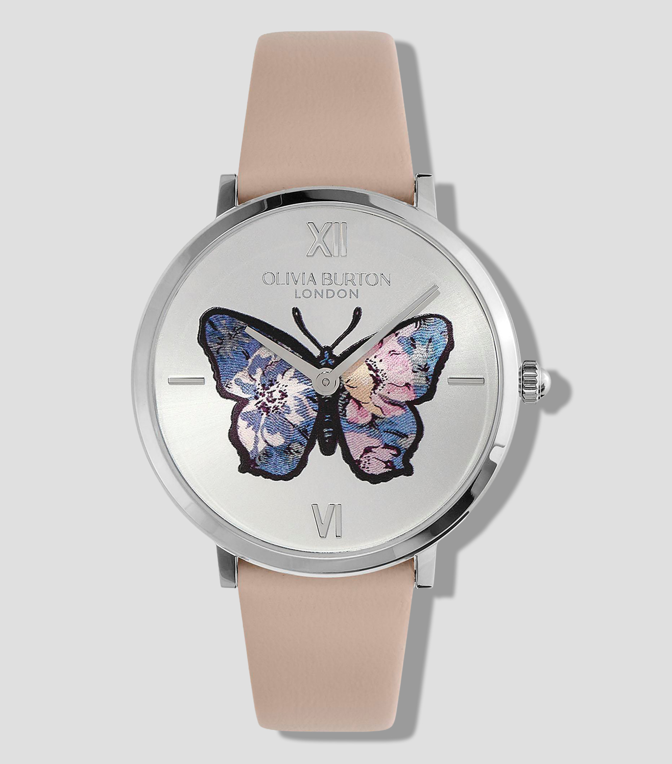 Reloj para Mujer Signature Butterfly Casual, Plateado