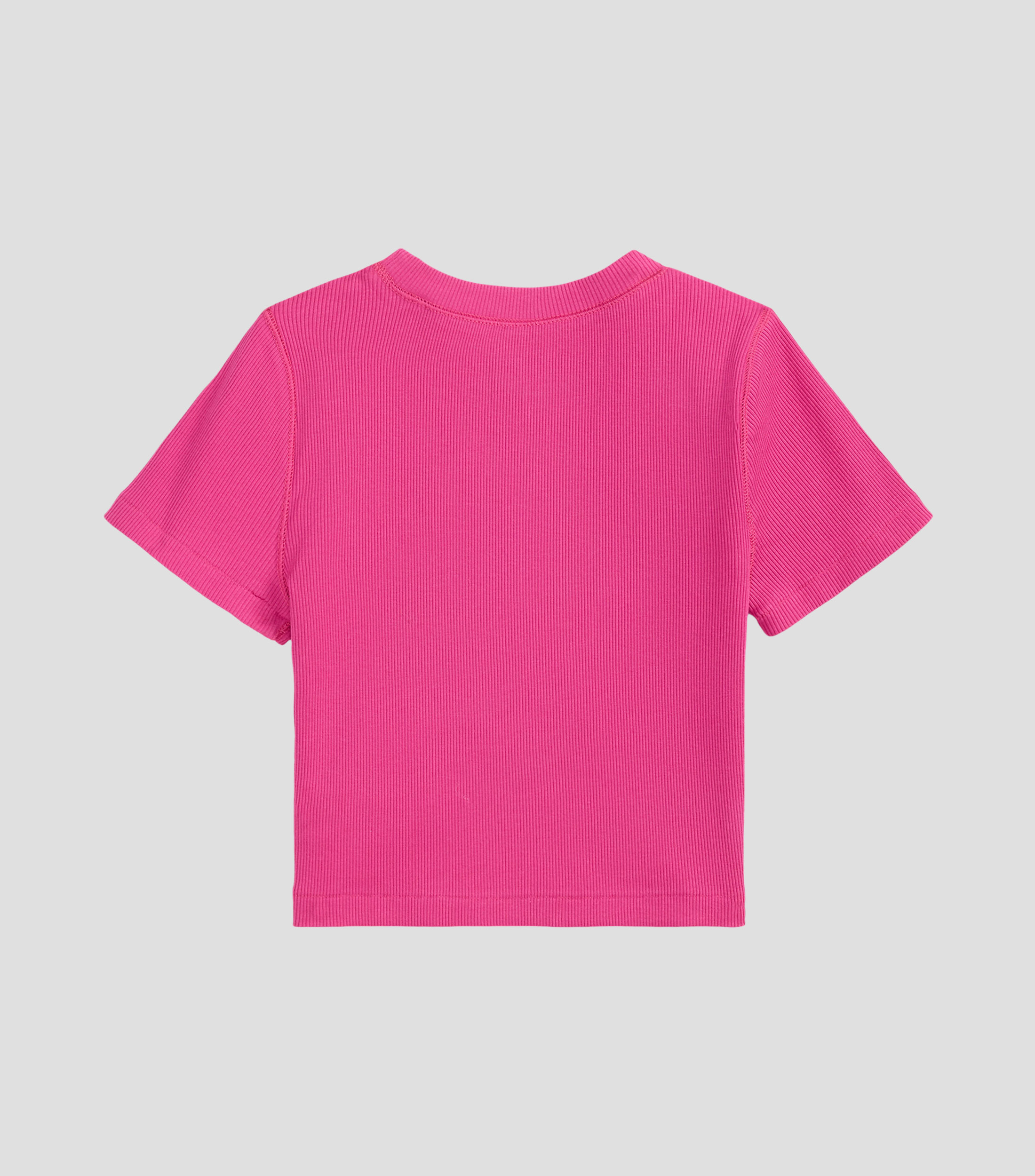 Playera cuello redondo manga corta con microdiseños Niña