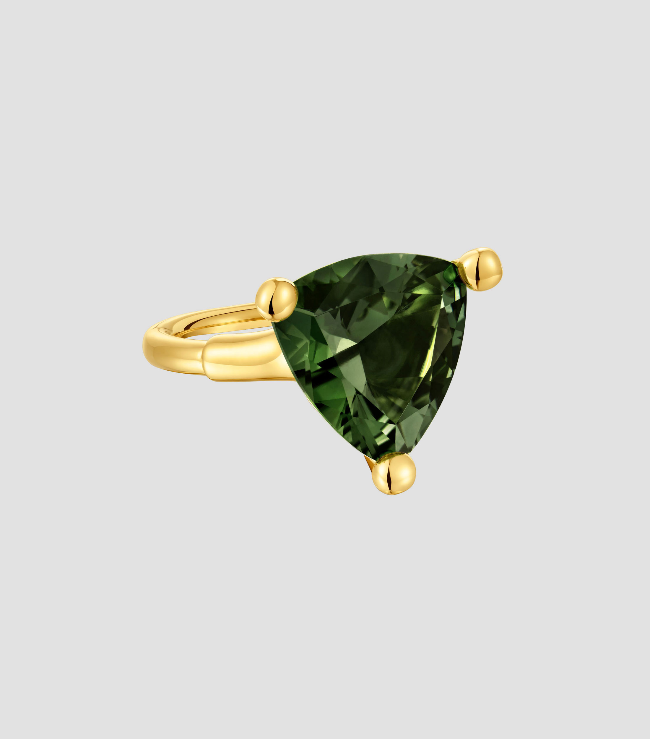 Anillo en Plata con espinela Mujer