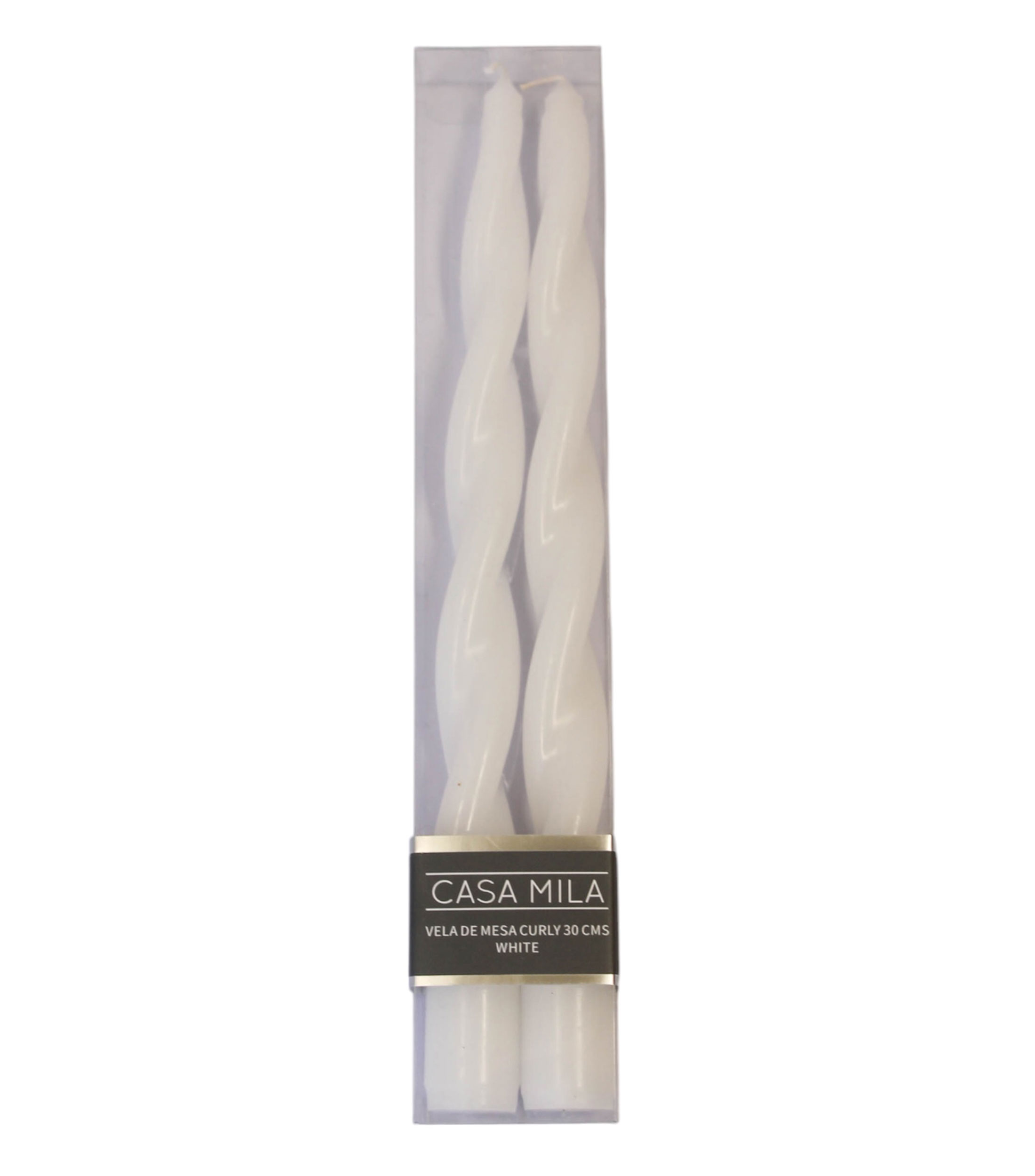 Set 2 Velas Decorativas, Blanco
