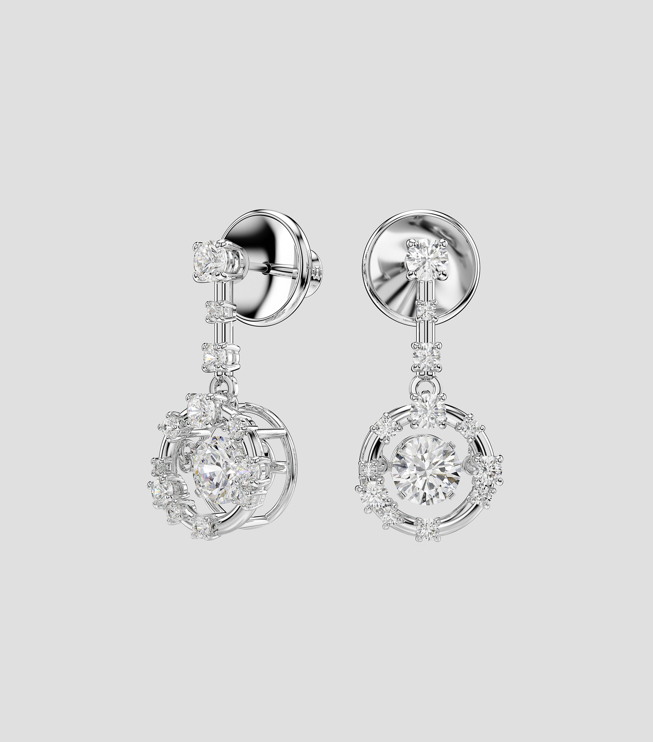 Pendientes Constella con cristal Swarovski Mujer