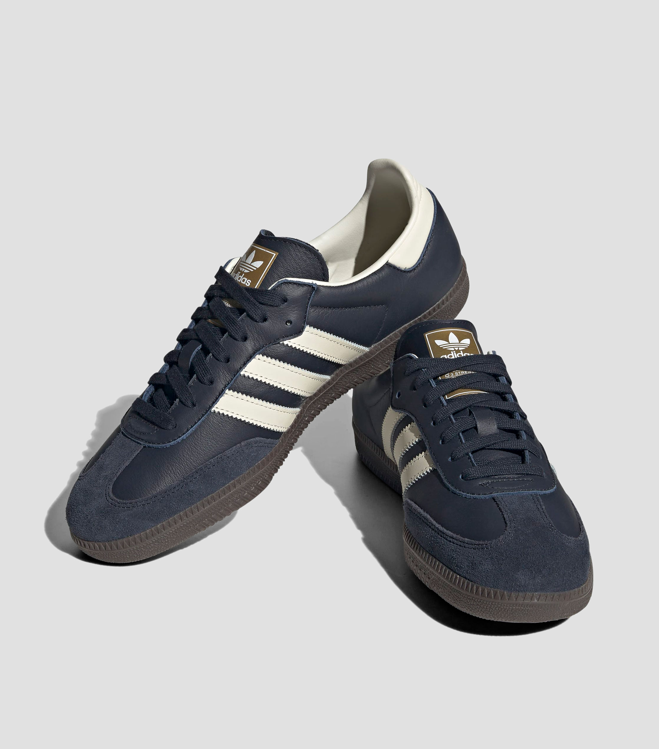 Tenis casuales en piel Samba OG Hombre