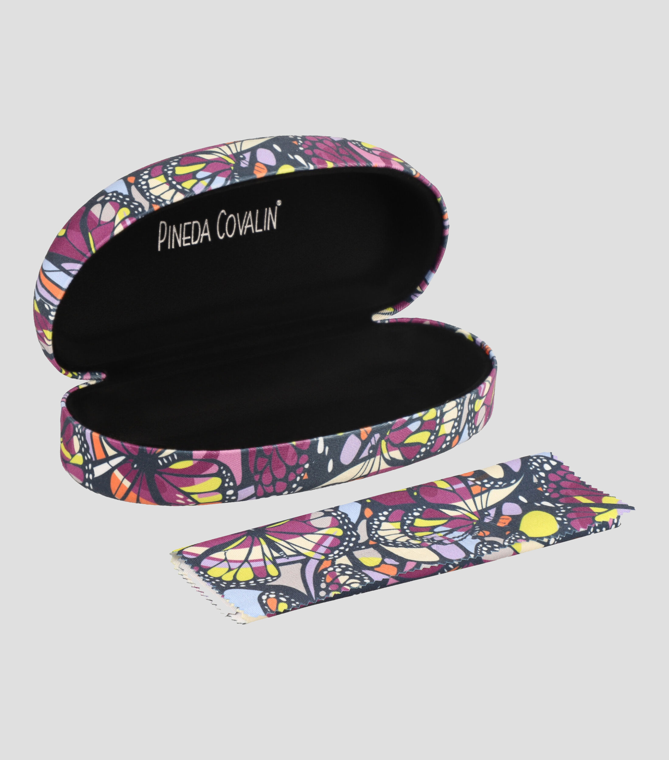 Estuche para Lentes de sol Vuelo de Mariposa Amarilla Mujer