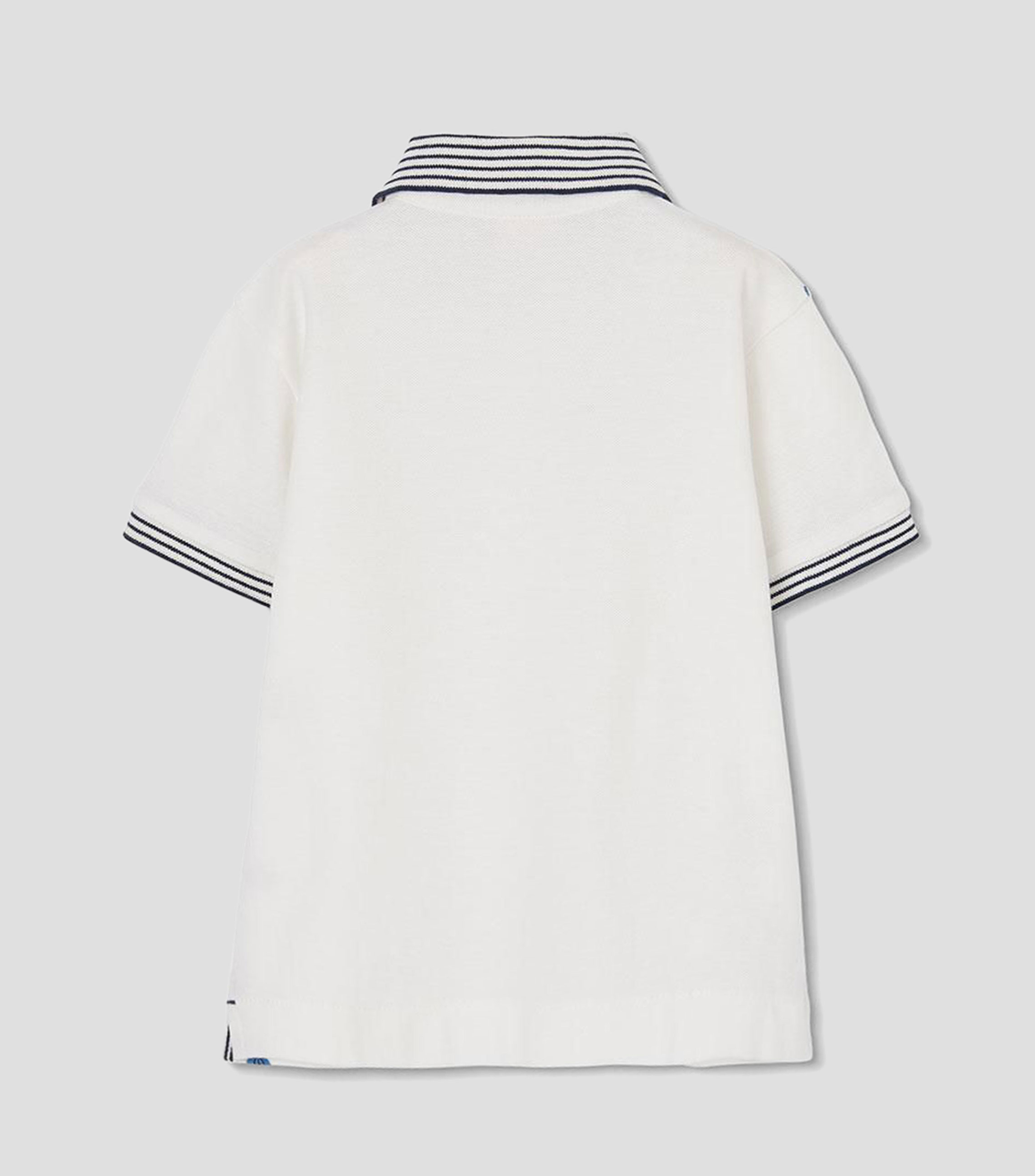 Playera tipo polo con manga corta estampada Bebé