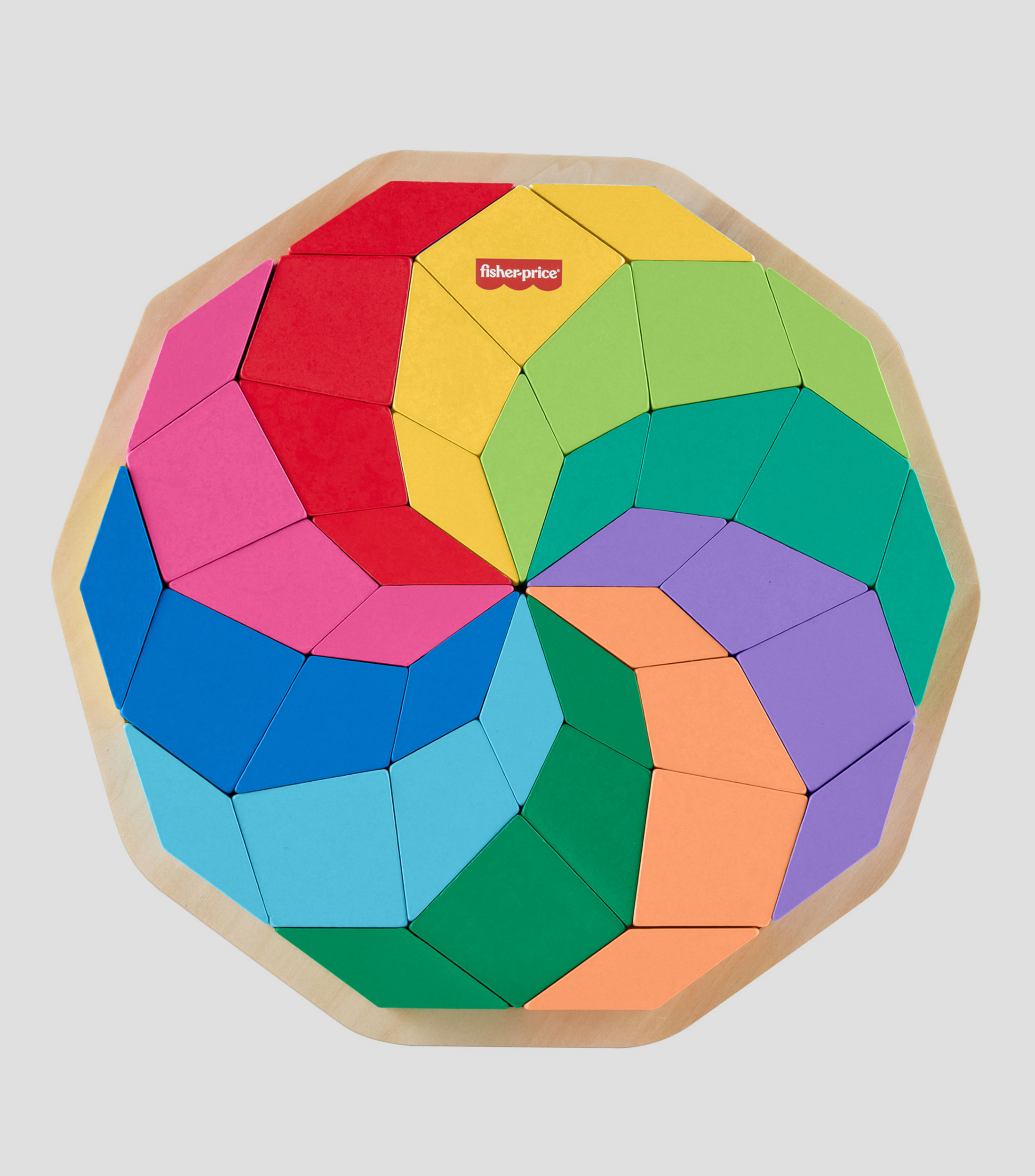 Rompecabezas Geometrico Mandala de Madera