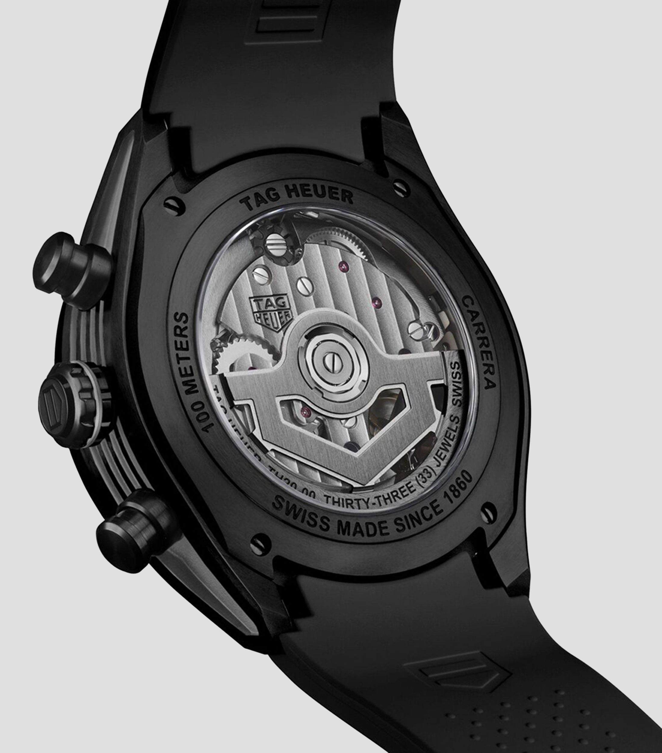 Reloj para Hombre Carrera Chronograph Extreme Sport deportivo negro