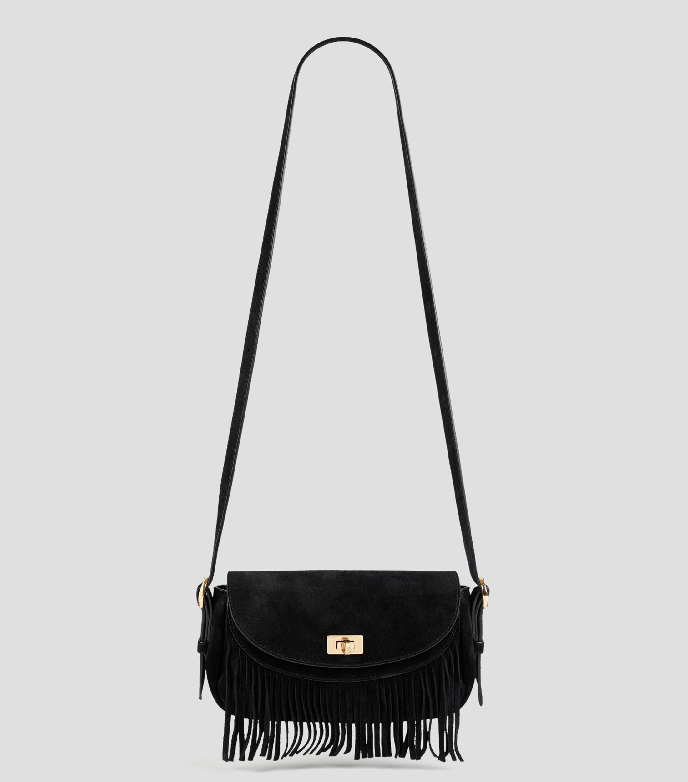 Bolsa crossbody en piel Mambo lisa Mujer