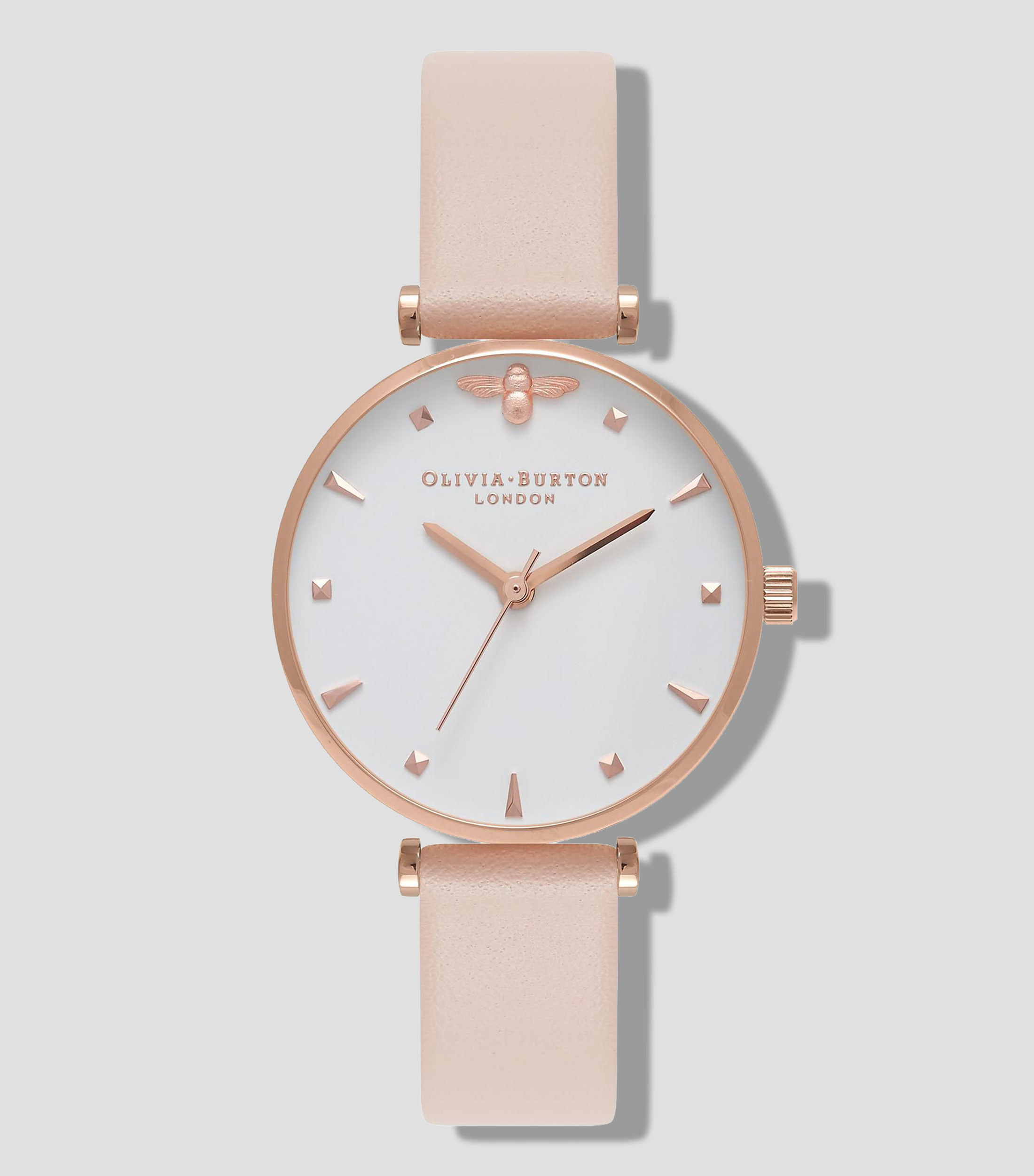 Reloj para Mujer Queen Bee OB16AM95 Casual Rosa, Dorado Rosado