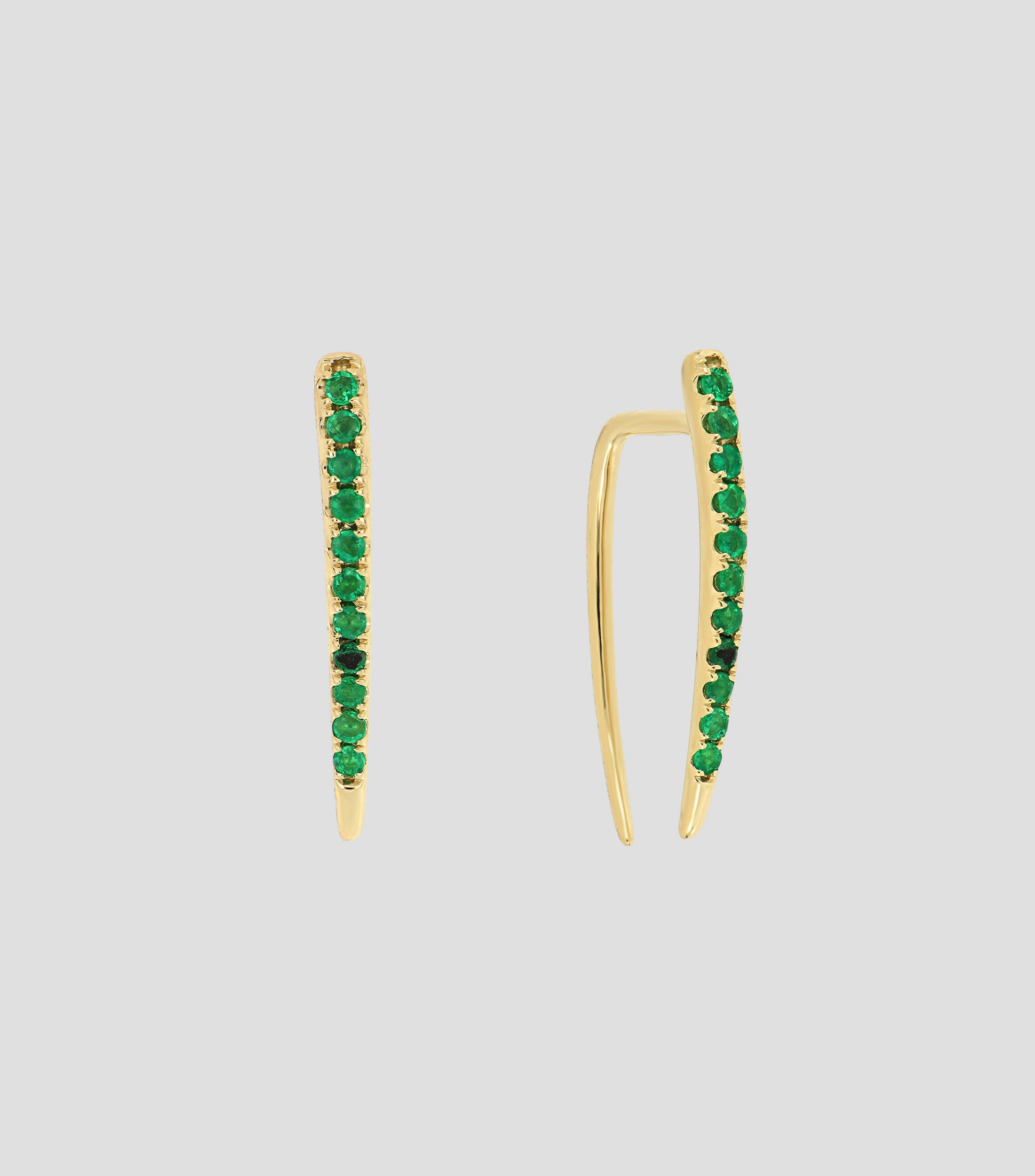 Aretes en oro de 18 kilates Mujer