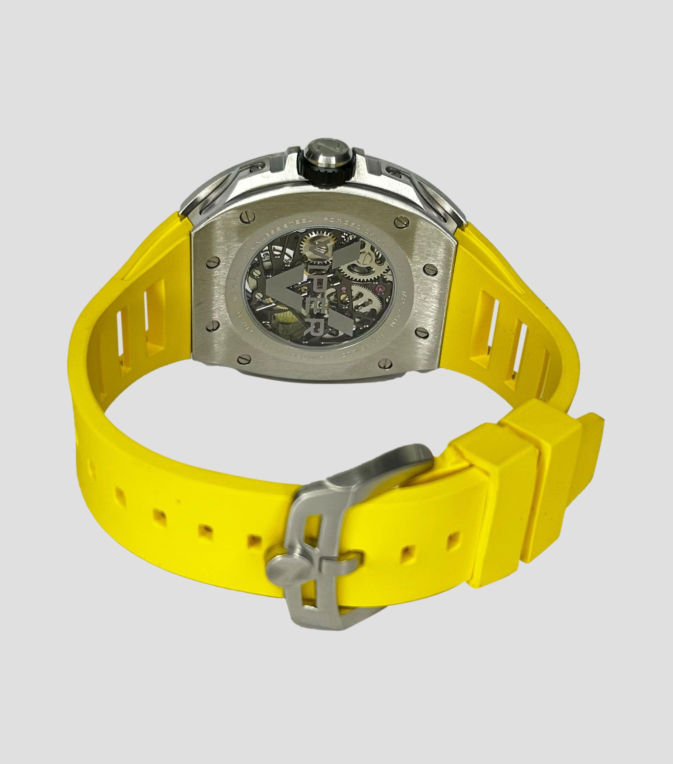 Reloj para Hombre Tourbillon casual amarillo