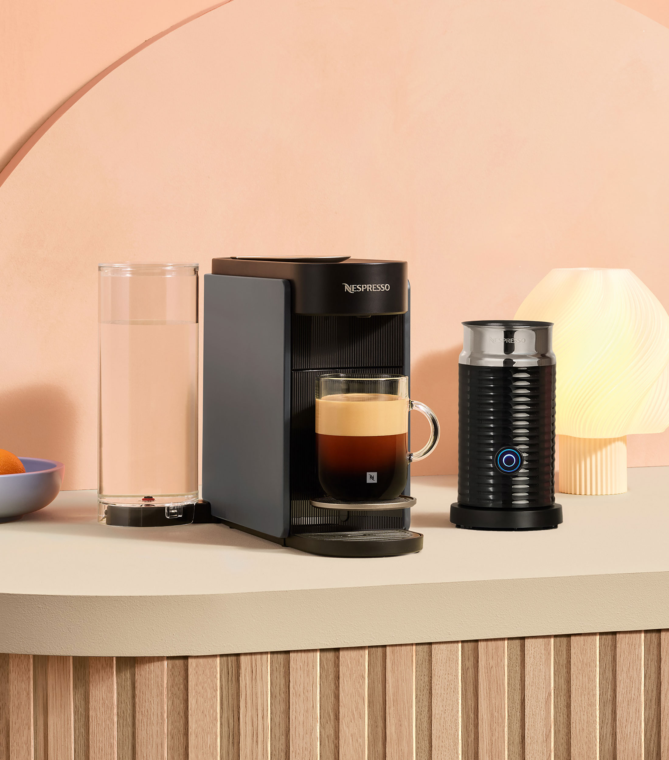 Combo Cafetera Vertuo Up con Aeroccino 3