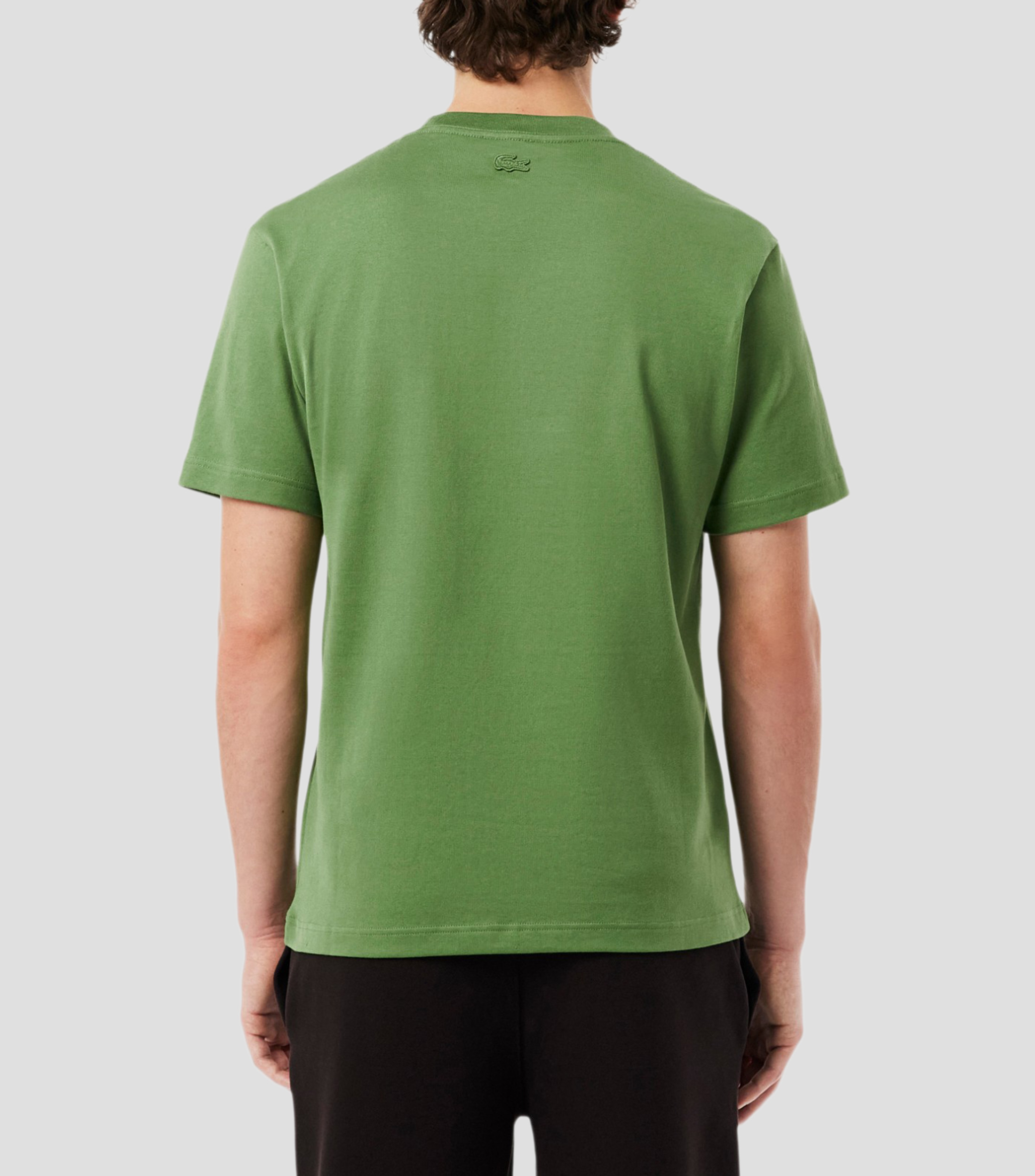 Playera cuello redondo manga corta lisa Hombre