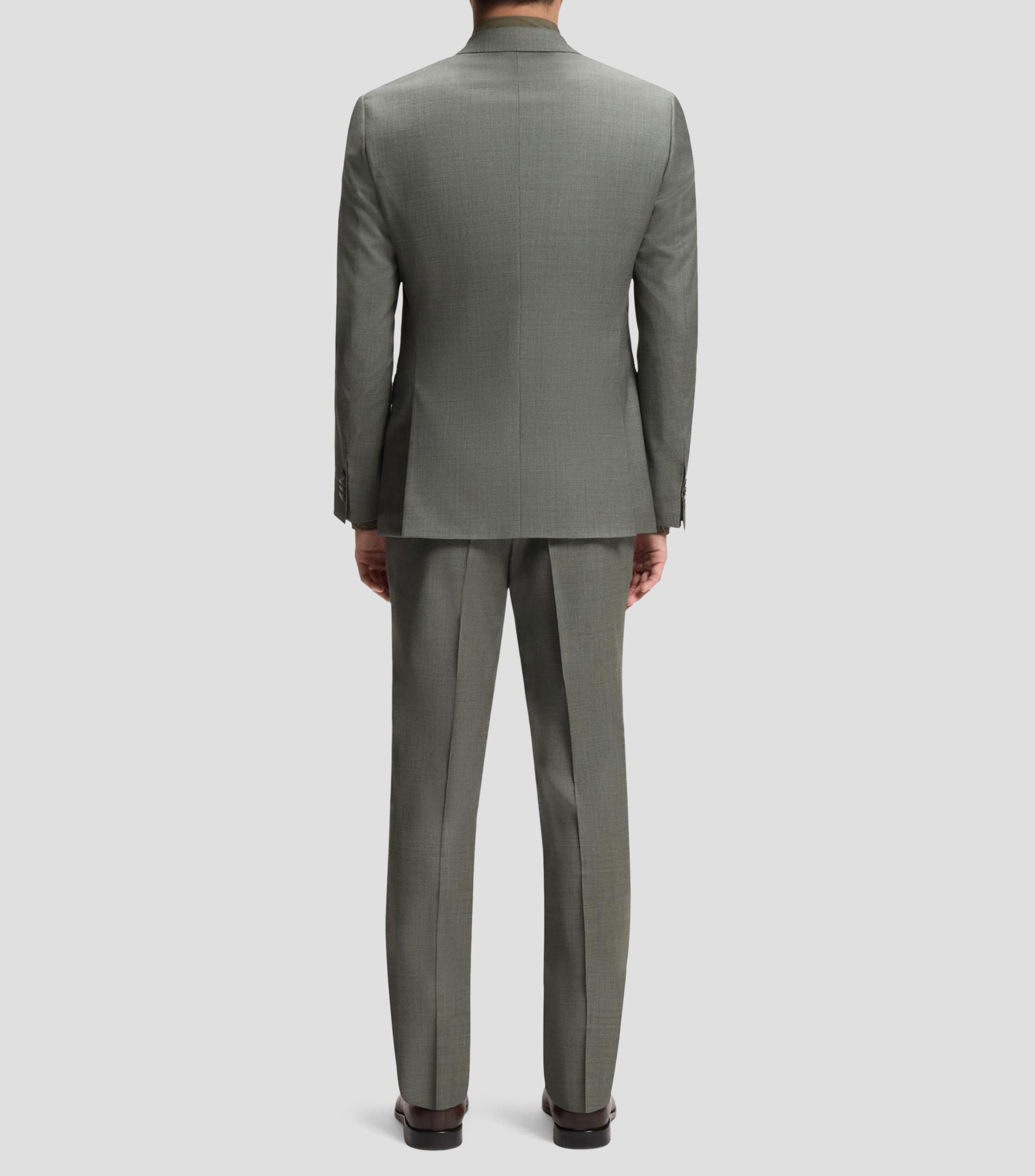 Traje de corte slim con microdiseños Hombre