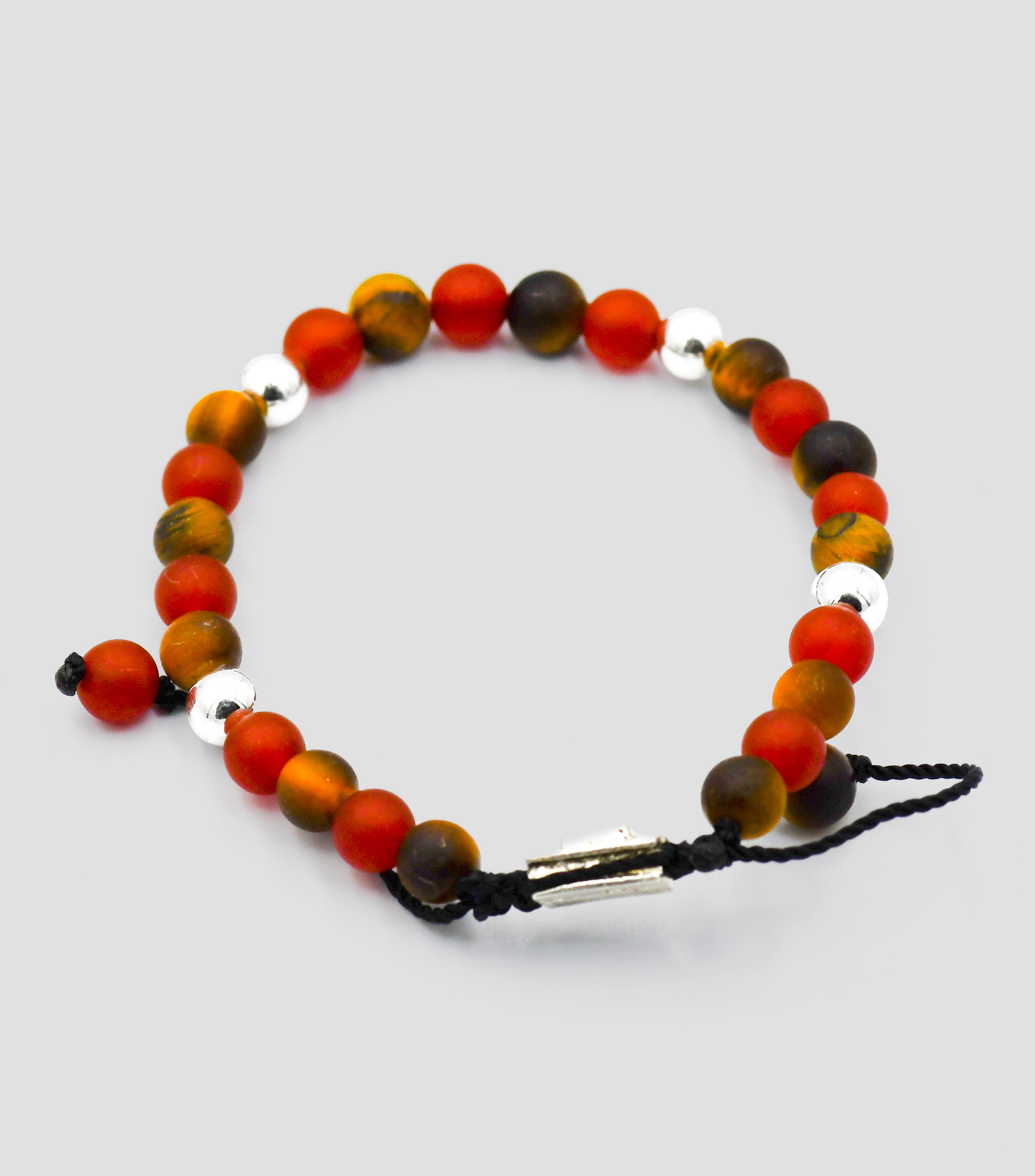 Pulsera Combine Breads en plata .925 Unisex