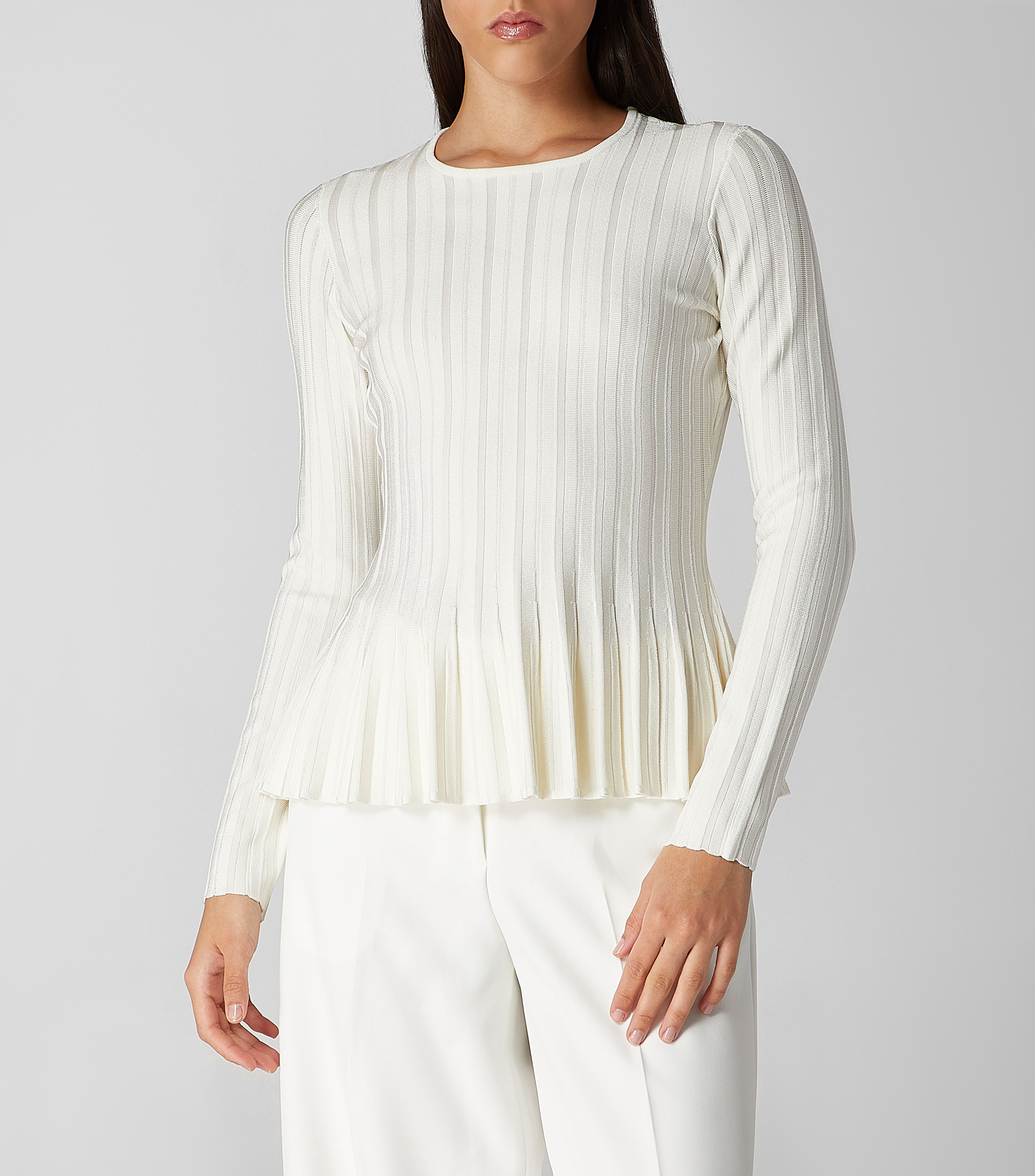 Suéter cuello redondo Mujer