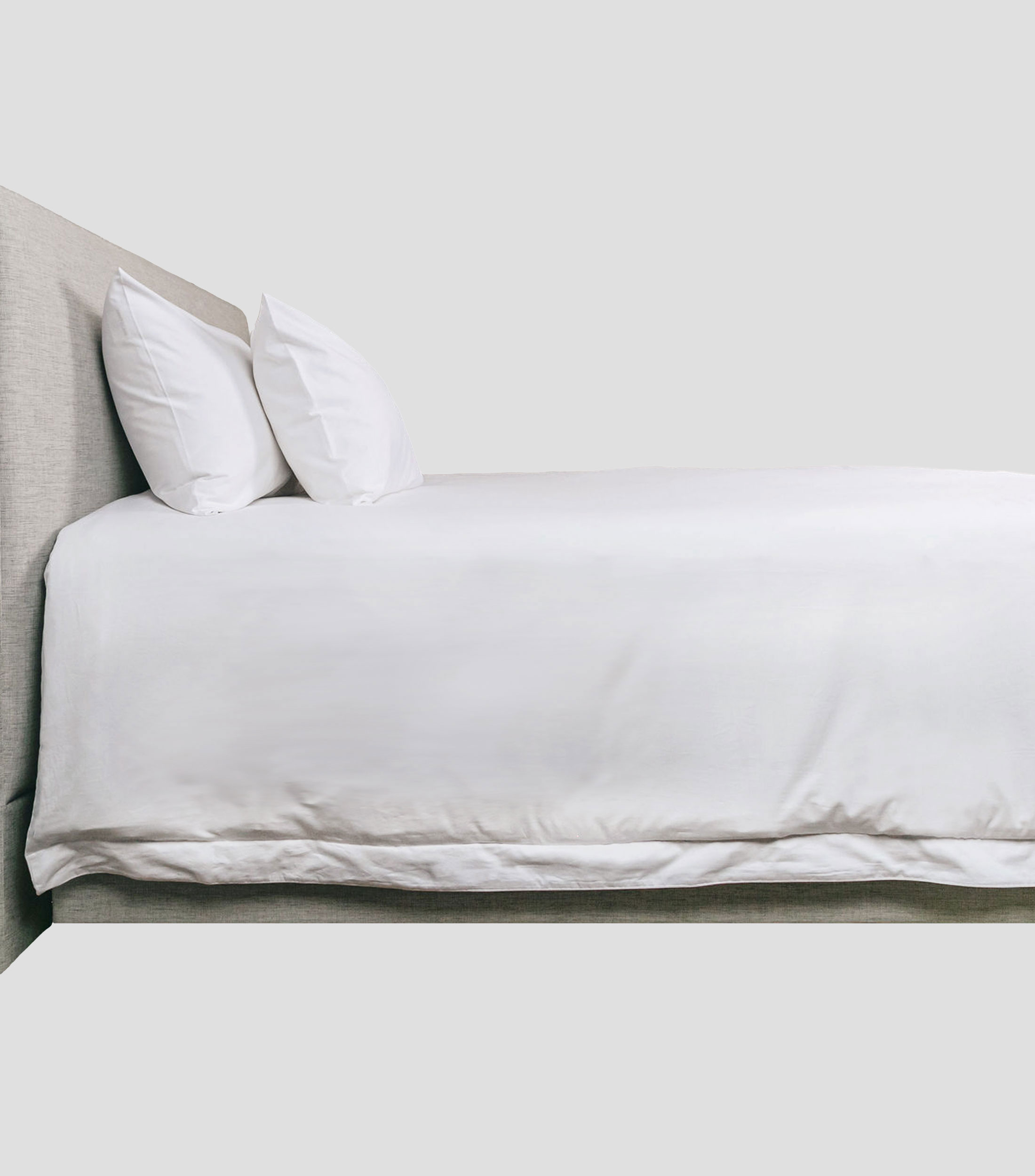 Funda para duvet King Size en algodón Garbo blanco