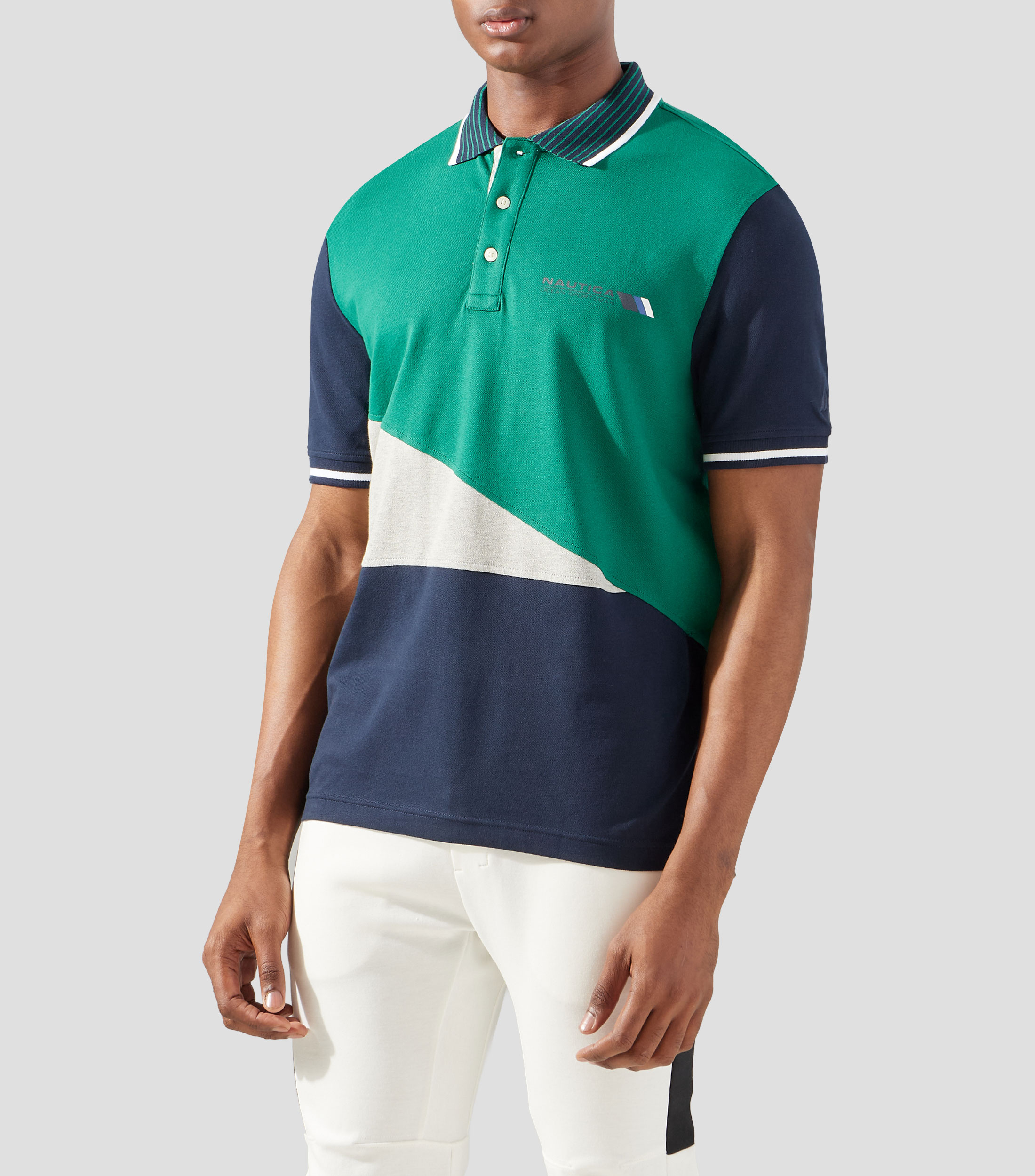Playera tipo polo manga corta fantasía Hombre