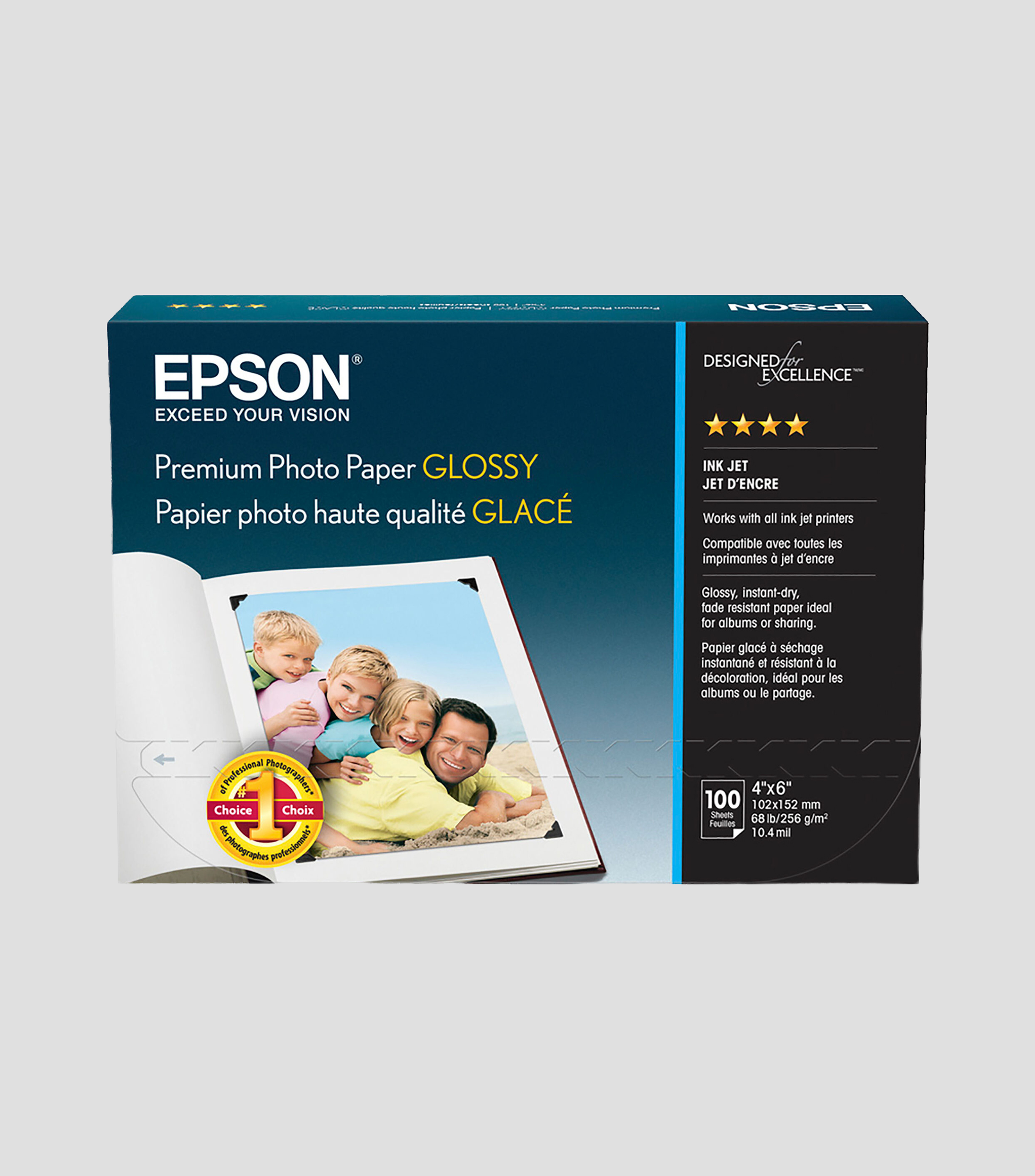 Papel Fotográfico Premium Glossy Photo Paper 4x6