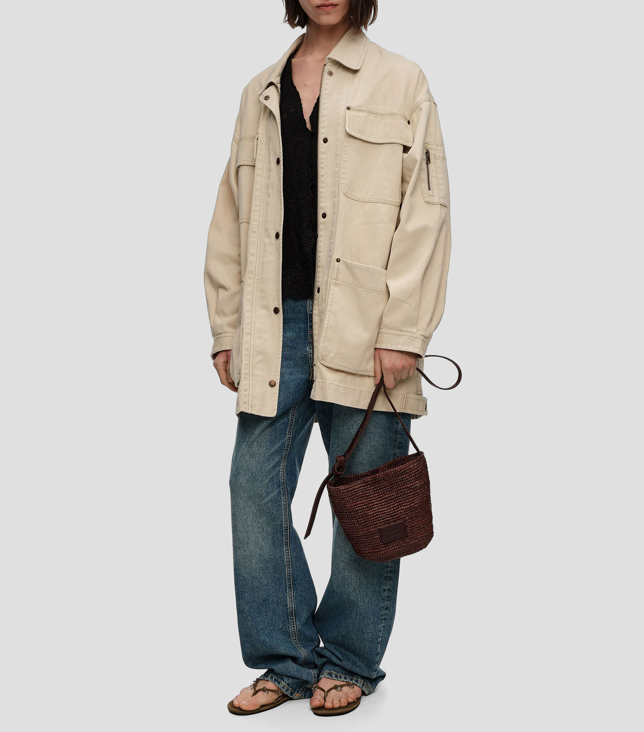 Bolsa bucket lisa Mujer