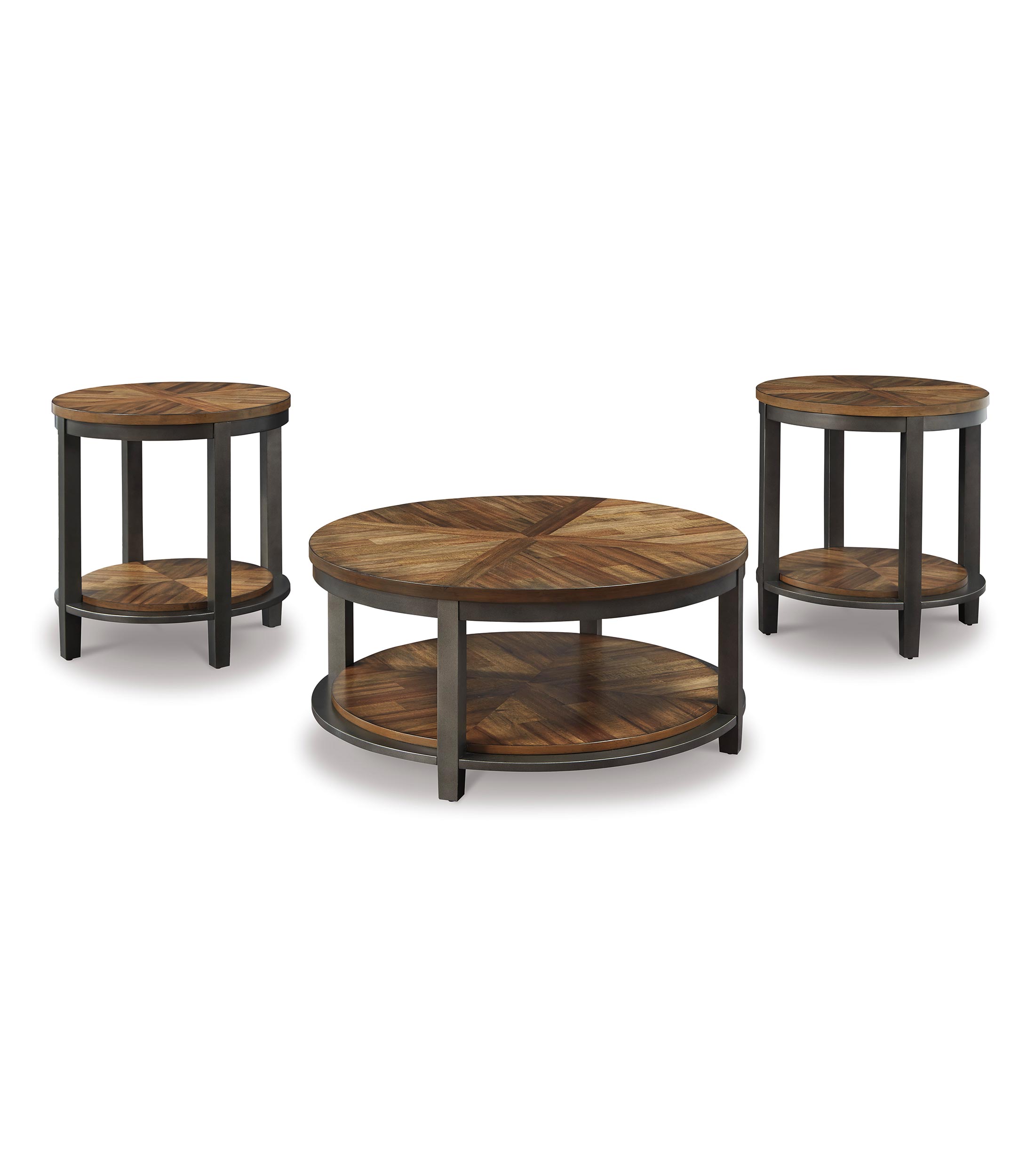 Set de tres Mesas Tuktu en Madera